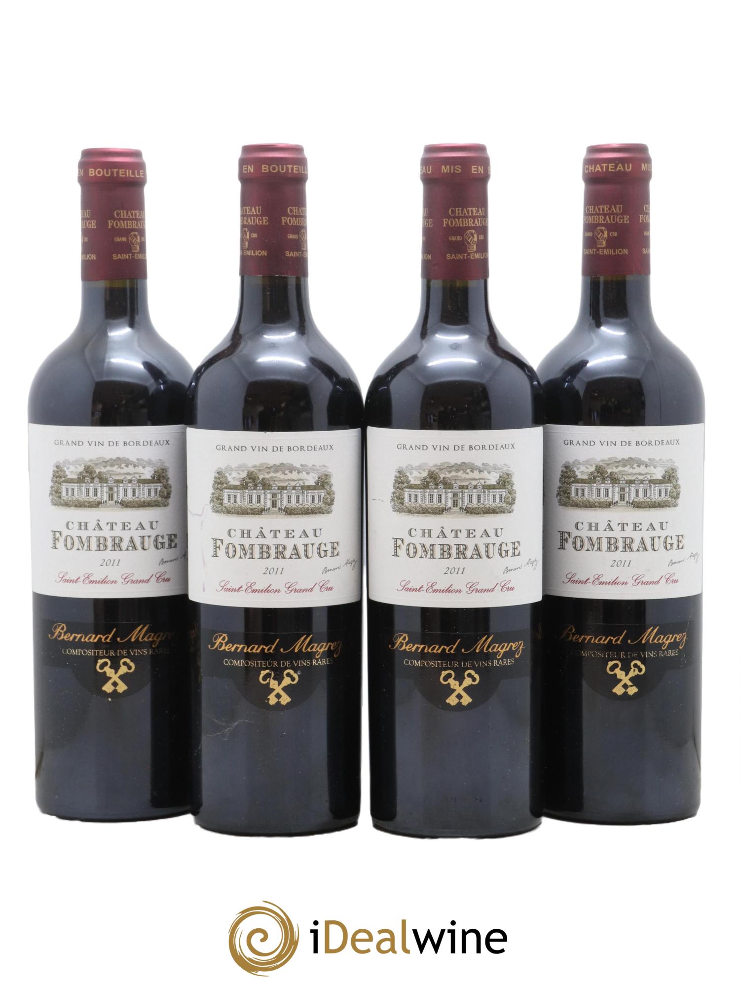 Château Fombrauge Grand Cru Classé 2011 - Lot de 4 bouteilles - 0