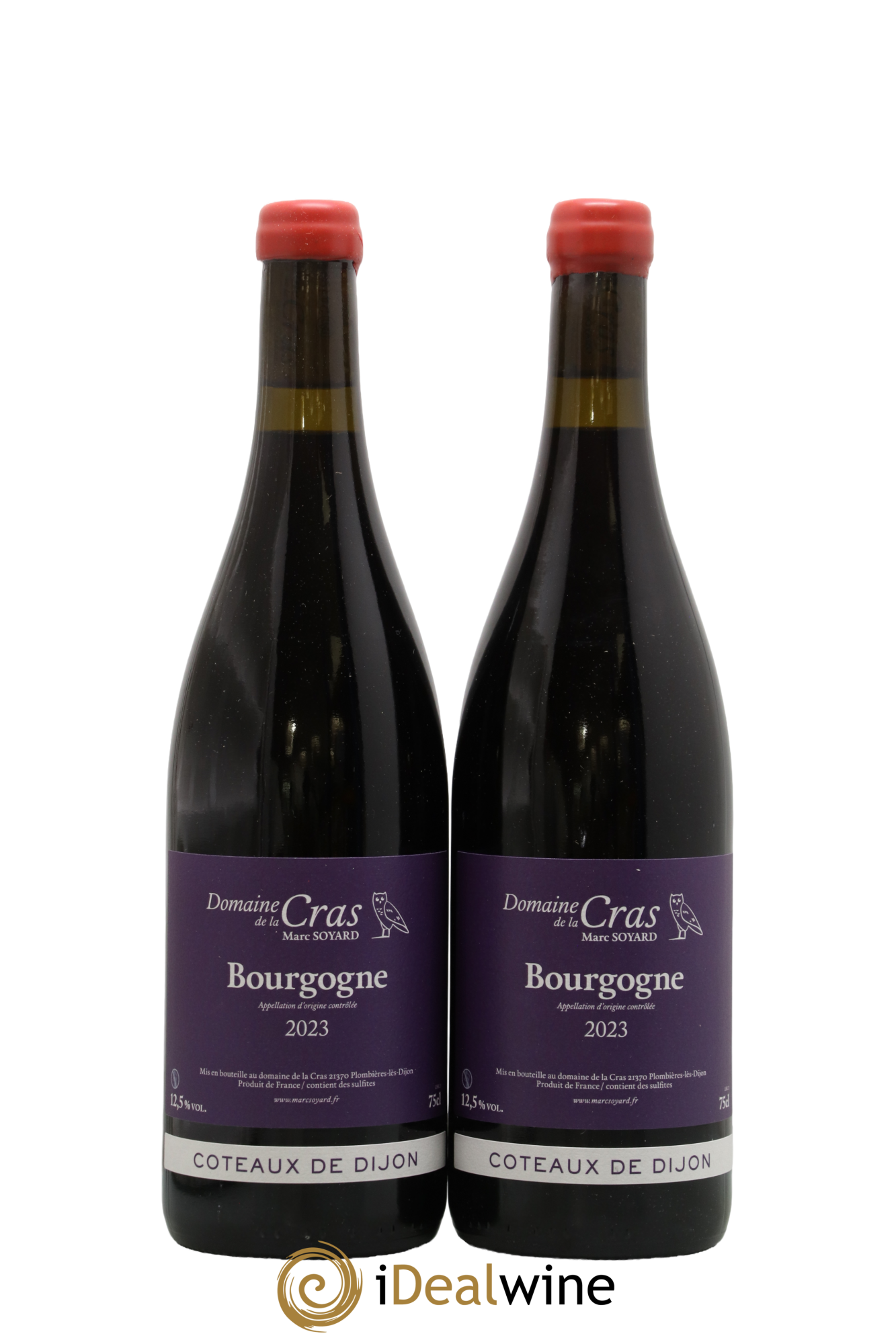 Bourgogne Domaine de la Cras - Marc Soyard 2023 - Lotto di 2 bottiglie - 0
