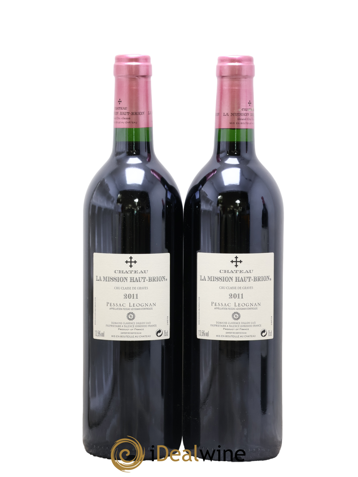 Château la Mission Haut-Brion Cru Classé de Graves 2011 - Lot de 2 bouteilles - 1