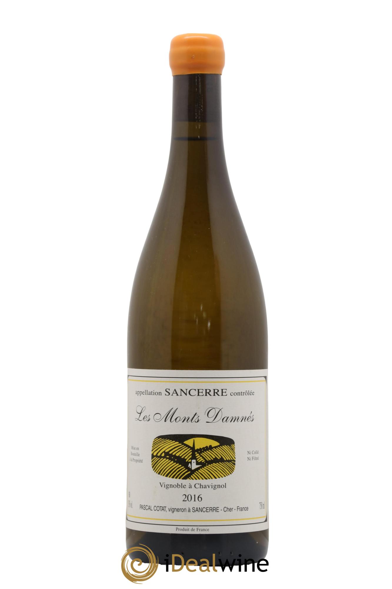 Sancerre Les Monts Damnés Pascal Cotat 2016 - Lot de 1 bouteille - 0