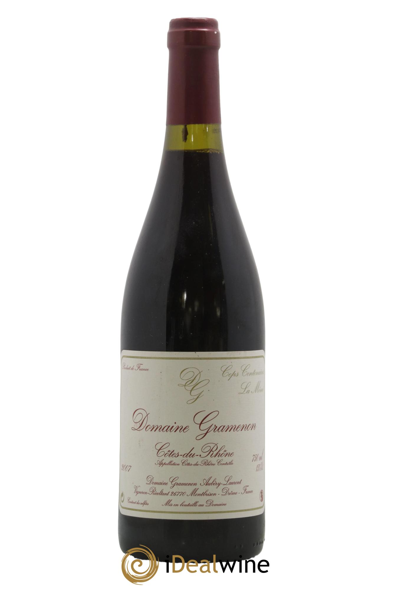 Côtes-du-Rhône La Mémé Ceps Centenaires Gramenon (Domaine) 2007 - Lotto di 1 bottiglia - 0
