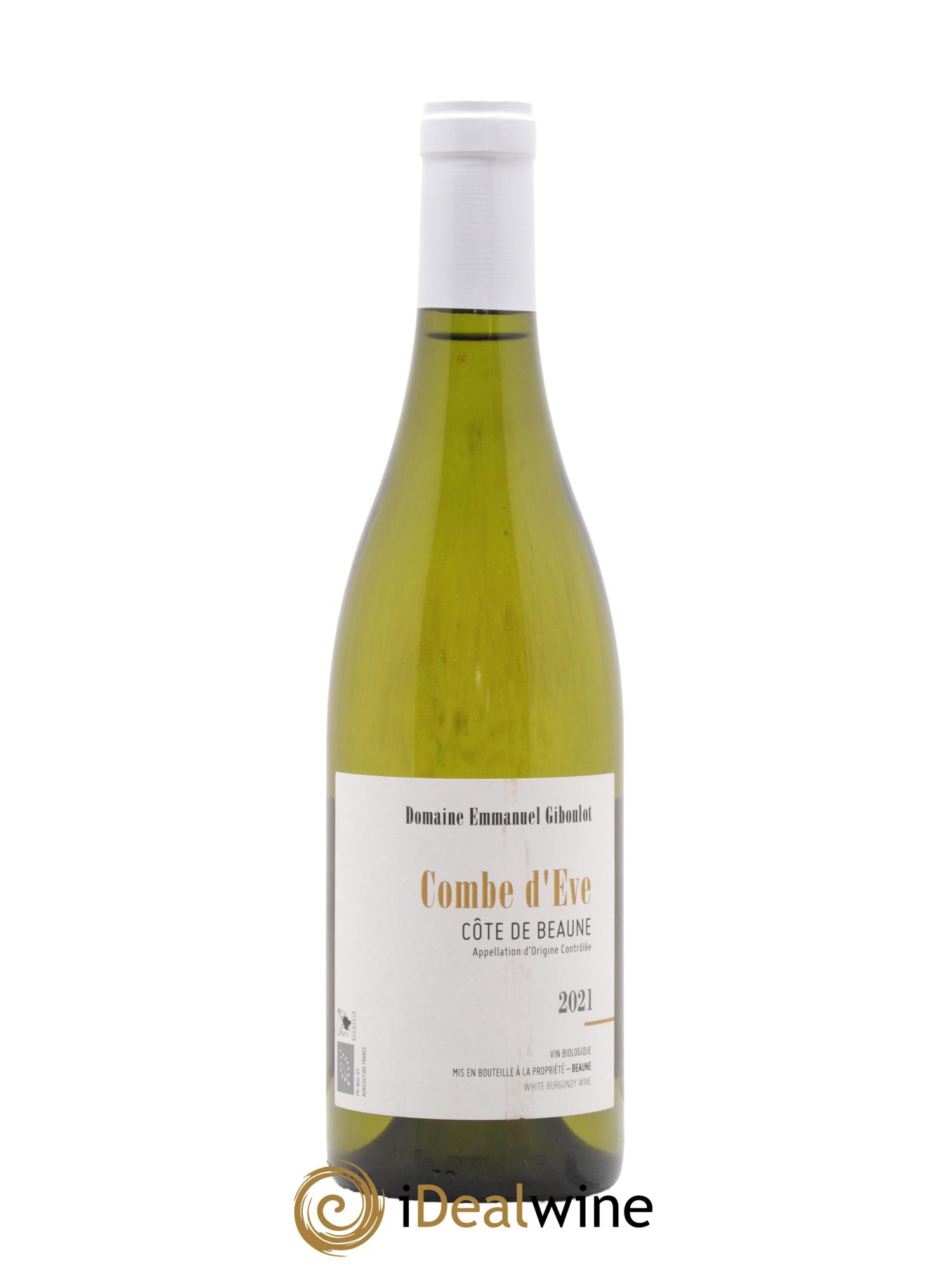 Côte de Beaune Combe d'Eve Emmanuel Giboulot (Domaine) 2021 - Lot de 1 bouteille - 0