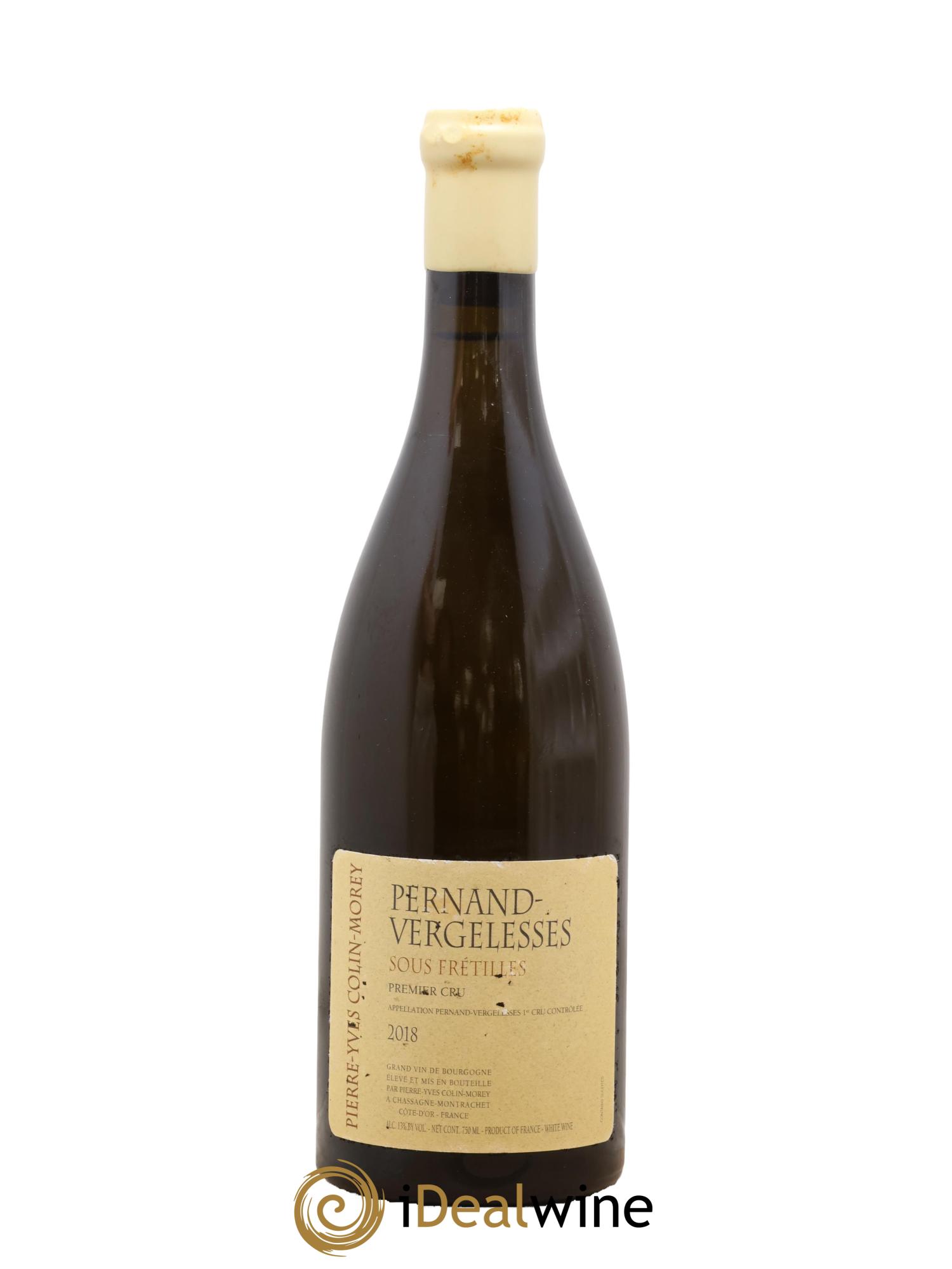 Pernand-Vergelesses 1er Cru Sous Frétilles Pierre-Yves Colin Morey 2018 - Lot de 1 bouteille - 0