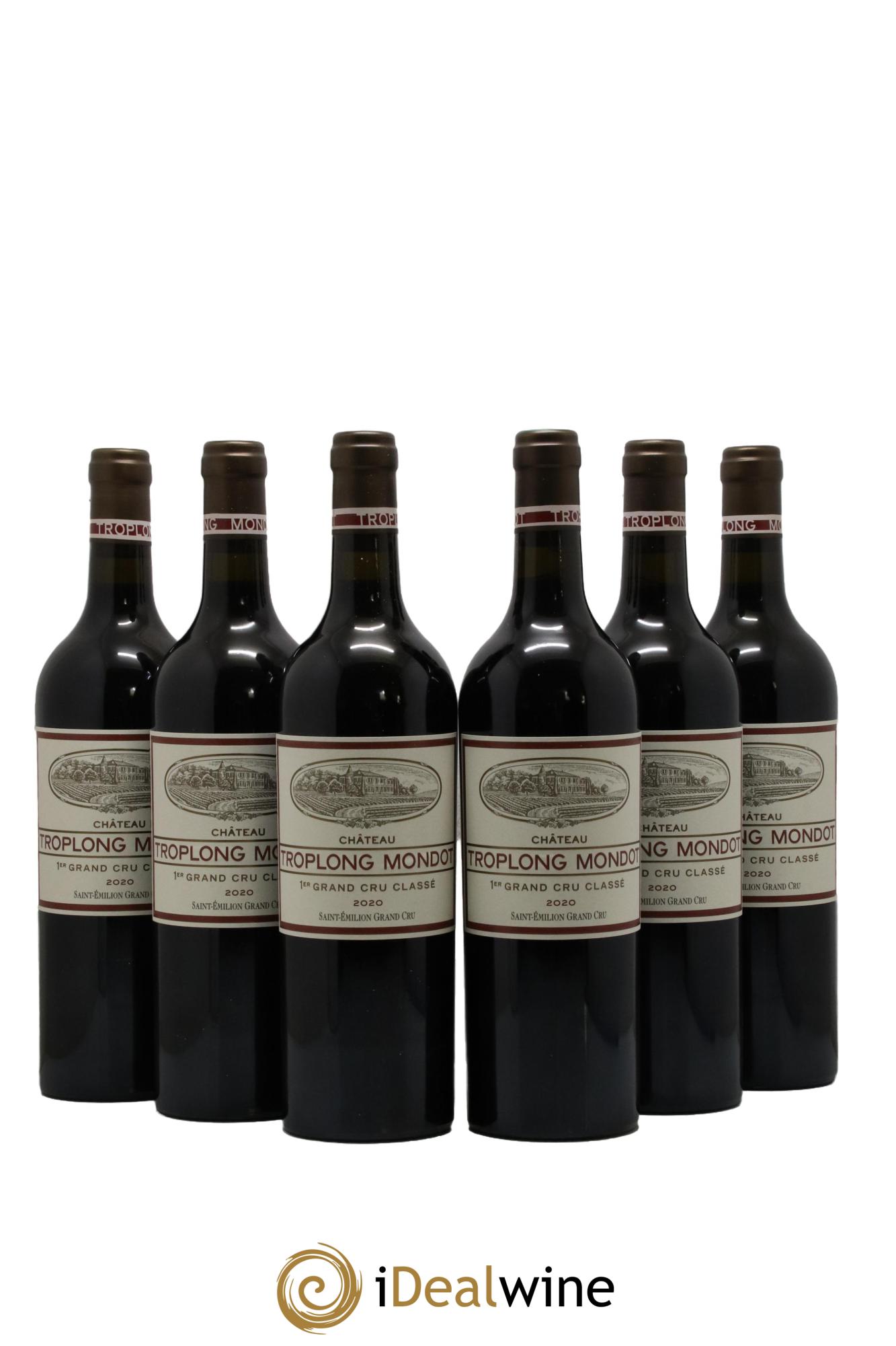 Château Troplong Mondot 1er Grand Cru Classé B 2020 - Lot de 6 bouteilles - 0