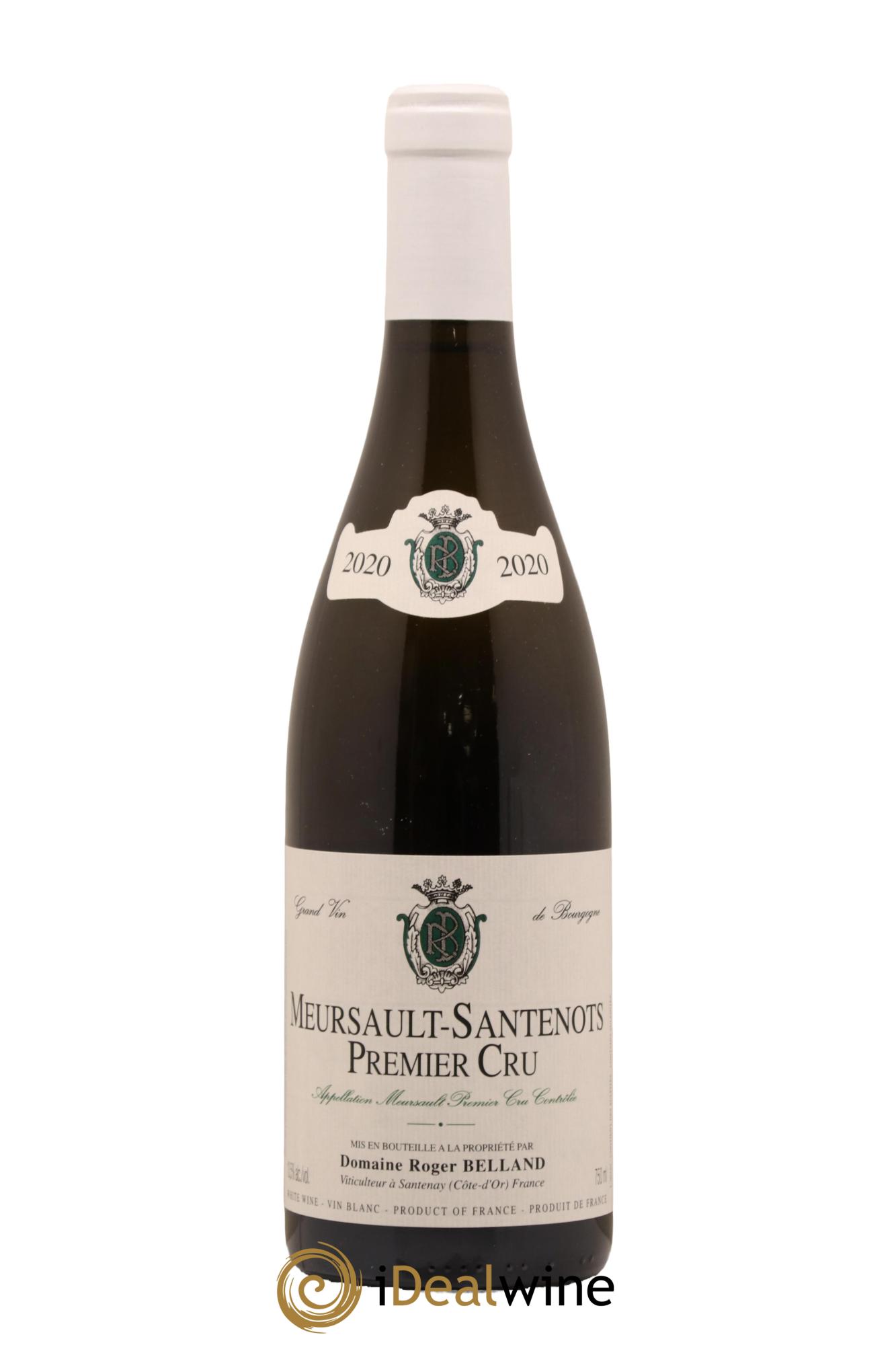 Meursault 1er Cru Santenots Roger Belland 2020 - Lot de 1 bouteille - 0