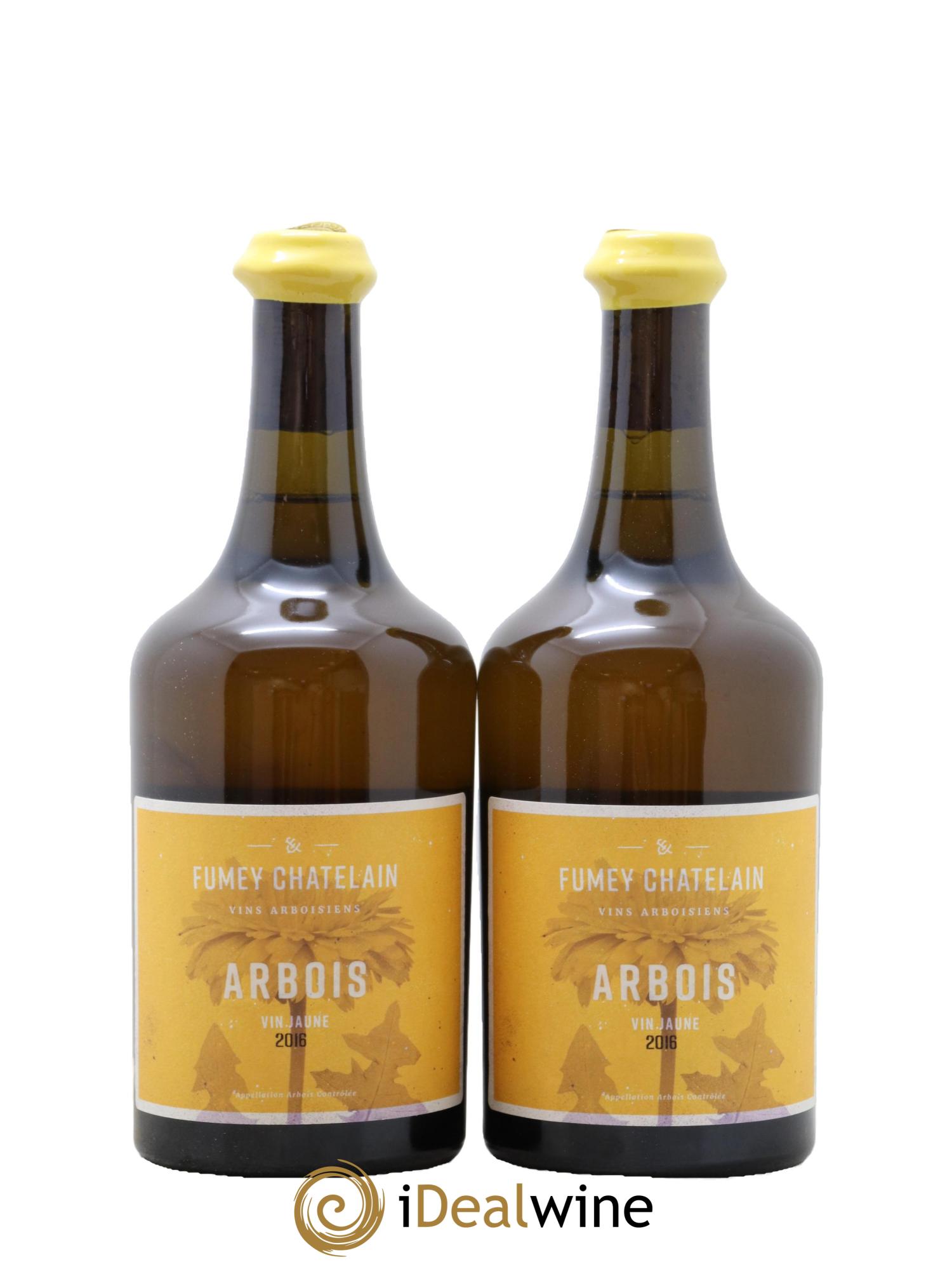 Arbois Vin Jaune Fumey-Chatelain 2016 - Lot de 2 clavelins - 0
