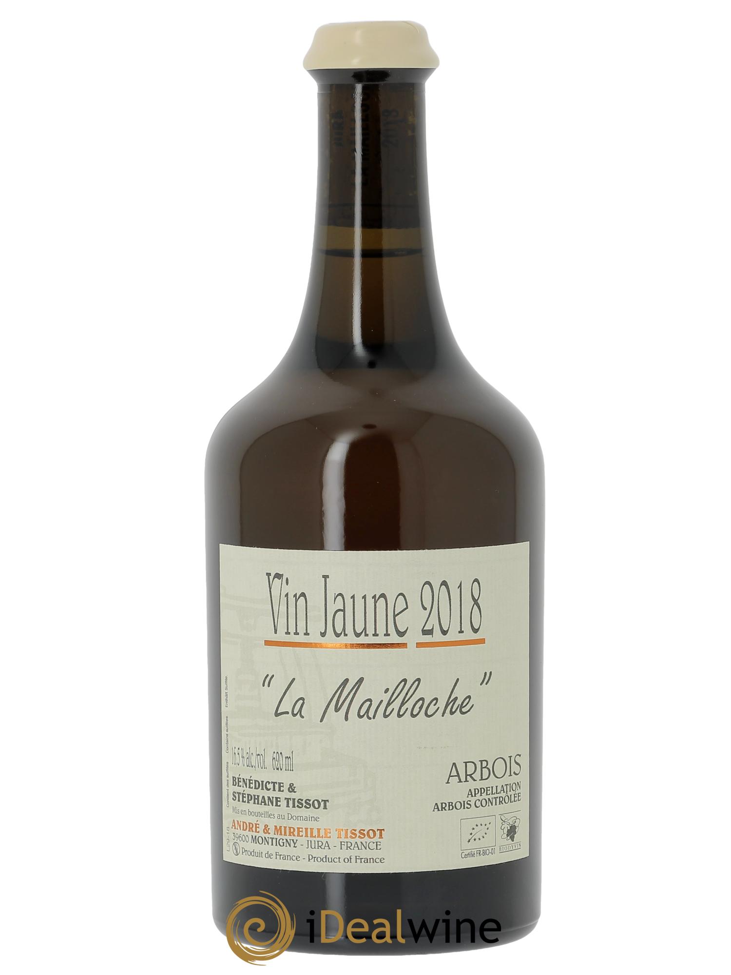 Arbois Vin Jaune La Mailloche Bénédicte et Stéphane Tissot 2018 - Lot de 1 clavelin - 0