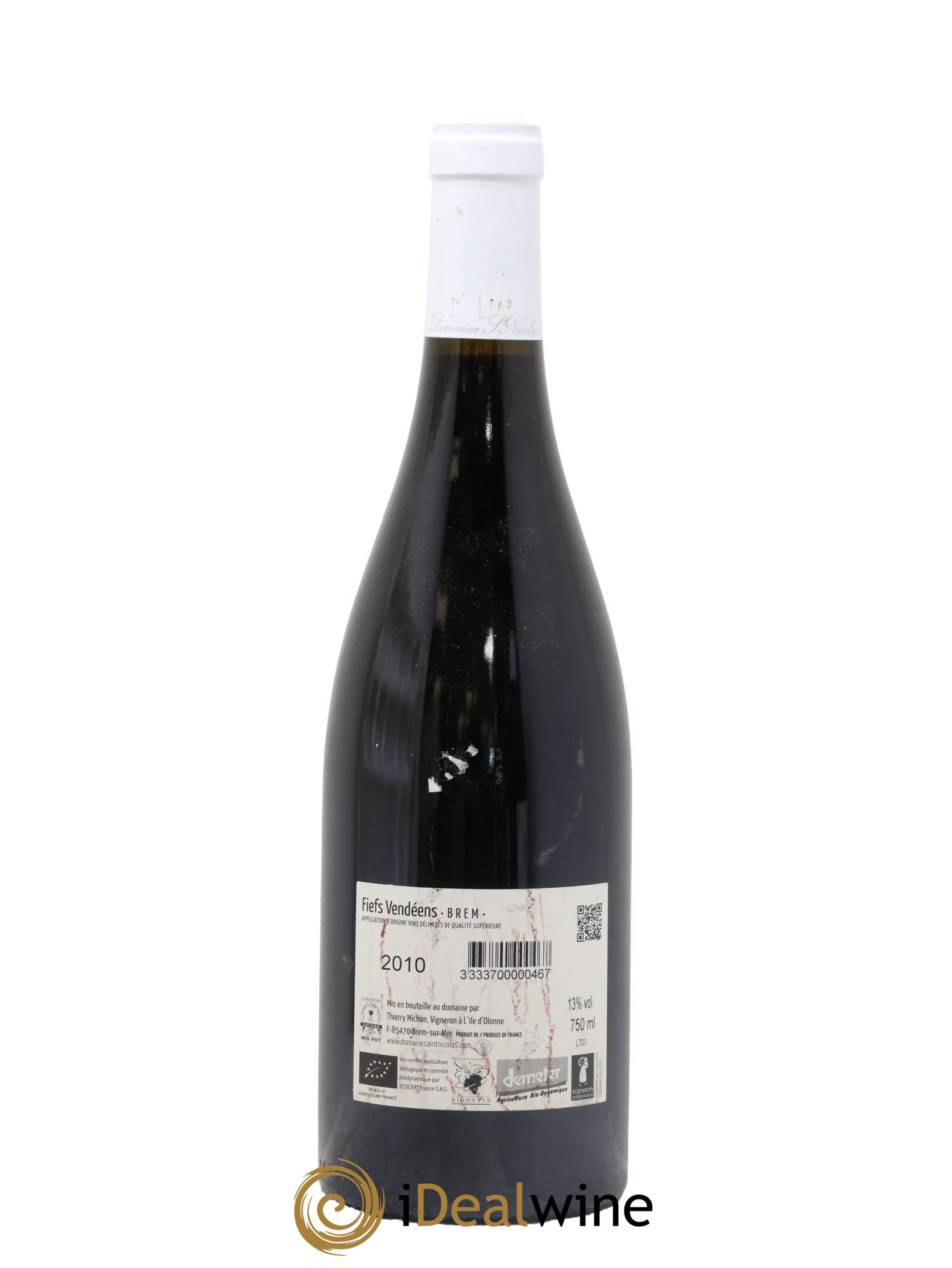 Fiefs Vendéens La Grande Pièce Domaine Saint-Nicolas 2010 - Lot of 1 bottle - 1