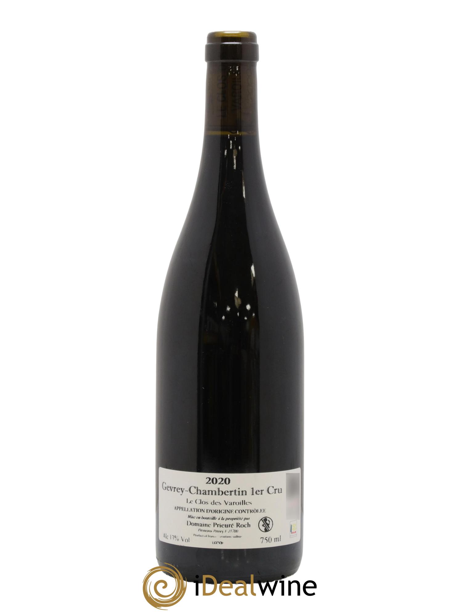 Gevrey-Chambertin 1er Cru Le Clos des Varoilles Monopole Prieuré Roch 2020 - Lot of 1 bottle - 1