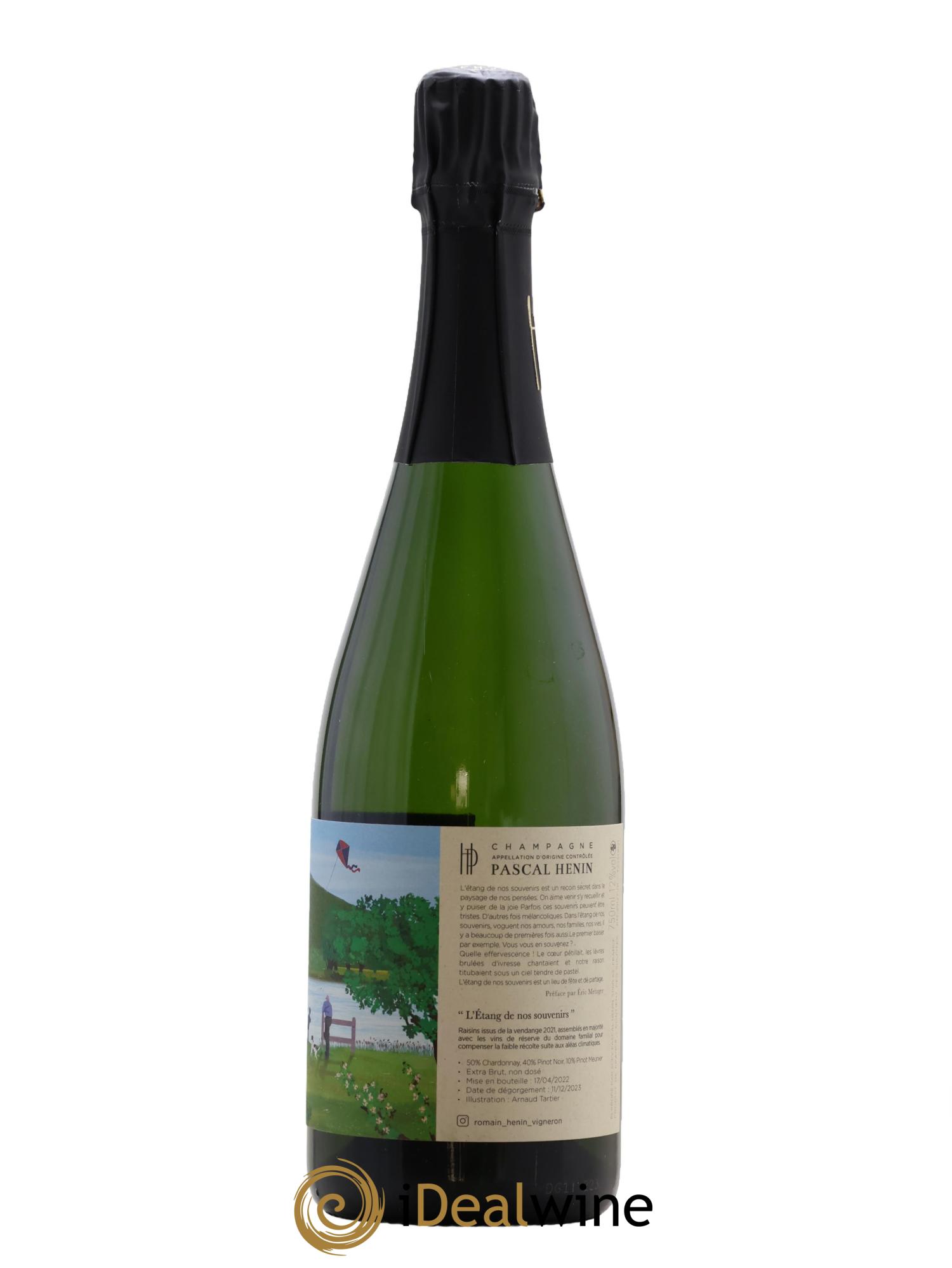 L'Etang de nos Souvenirs Romain Henin - Lot de 1 bouteille - 1