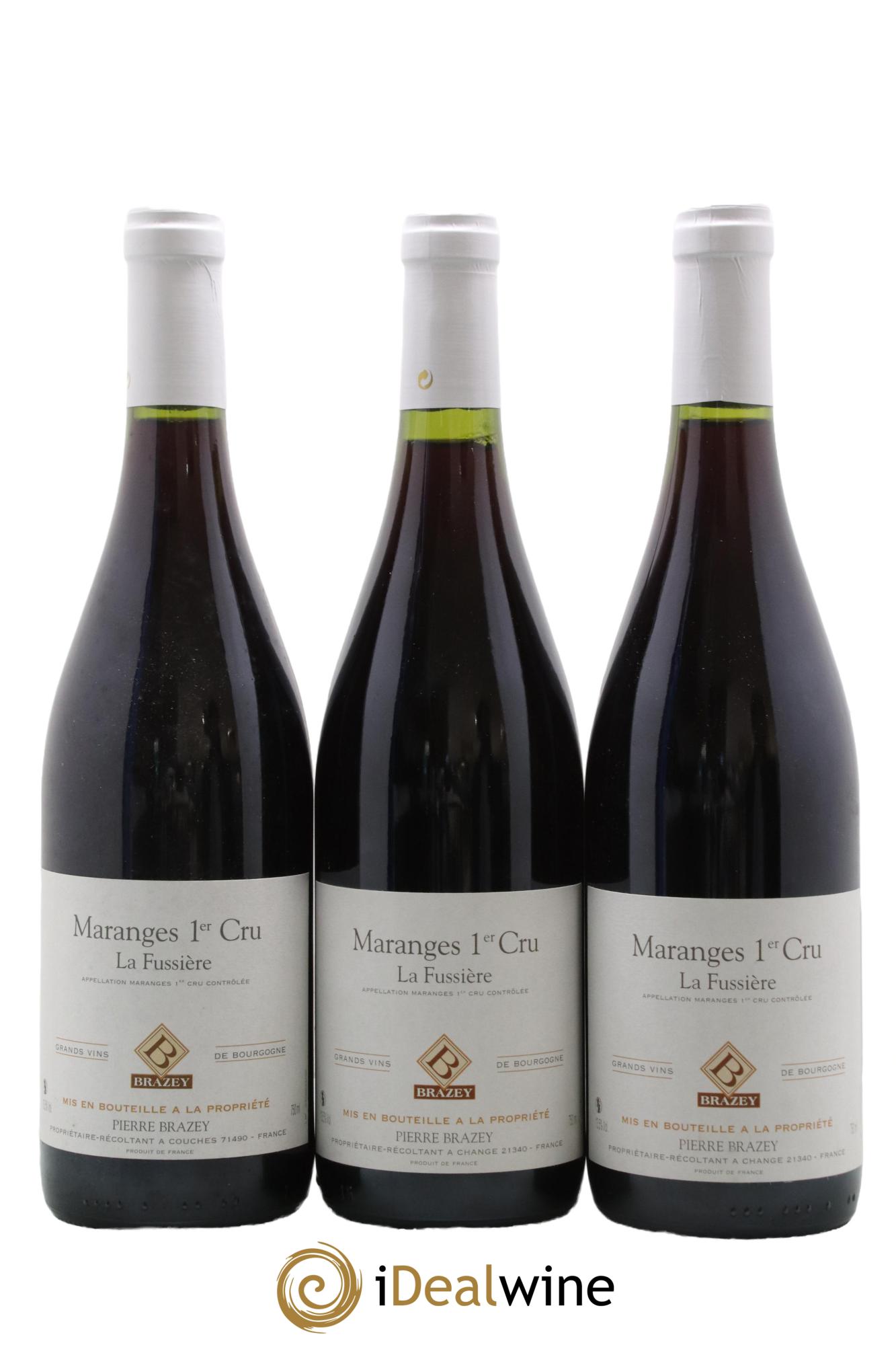 Maranges 1er Cru La Fussière Belle Surprise Domaine Pierre Brazey 2008 - Lot de 3 bouteilles - 0