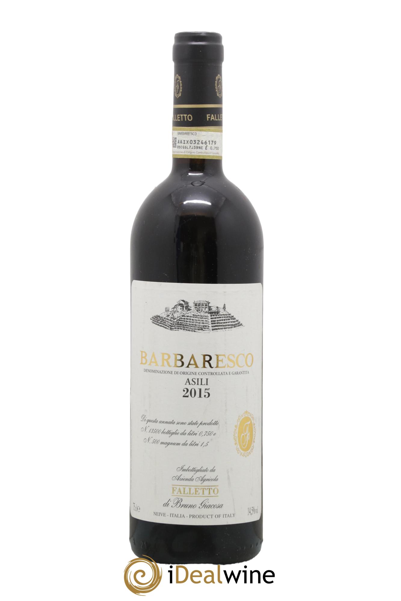 Barbaresco DOCG Asili Azienda Agricola Falletto di Bruno Giacosa 2015 - Lotto di 1 bottiglia - 0