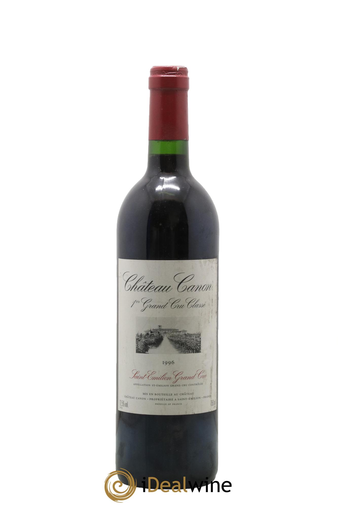 Château Canon 1er Grand Cru Classé B 1996 - Lot de 1 bouteille - 0