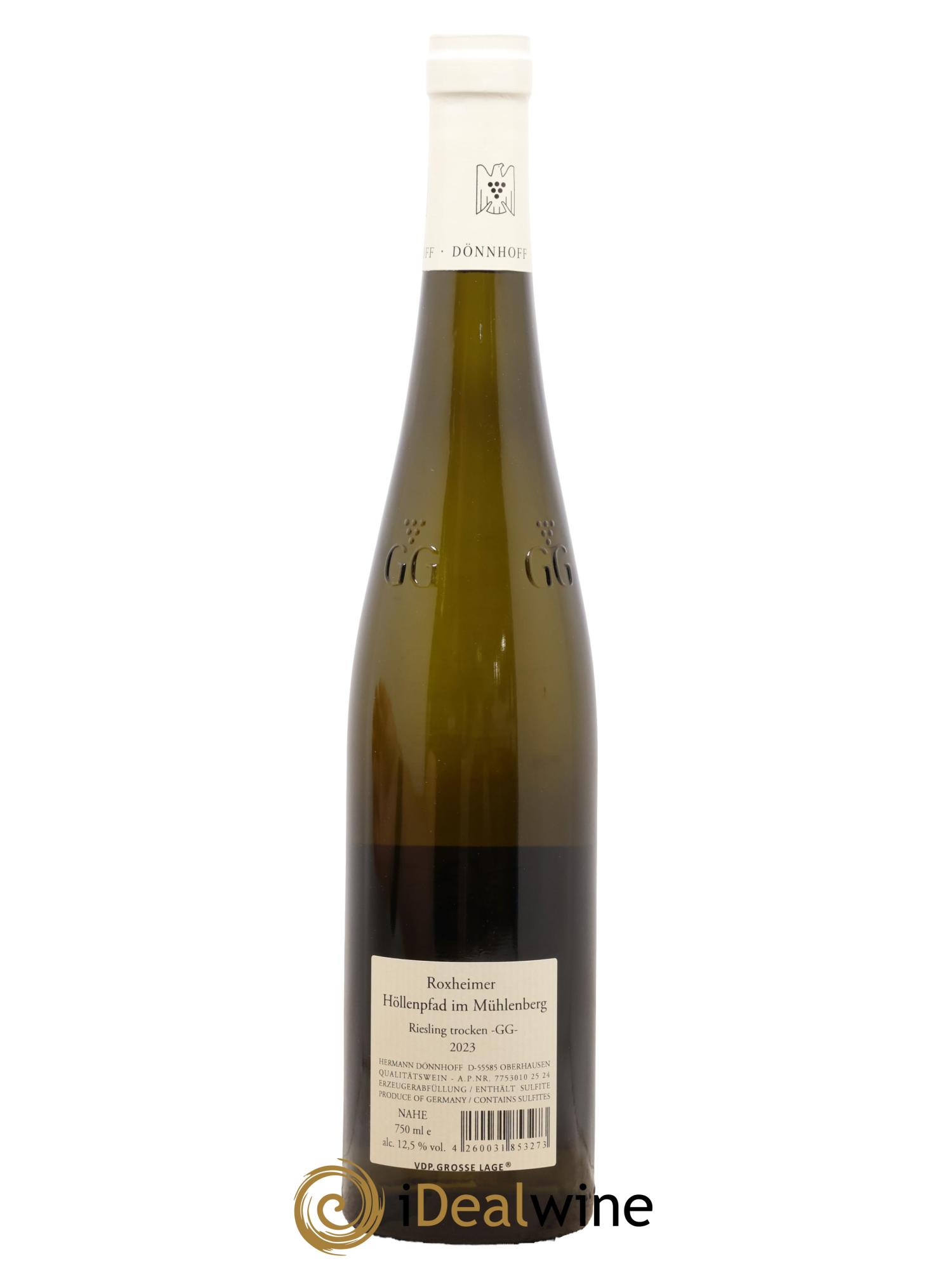 Allemagne Nahe Riesling GG Höllenpfad im Mühlenberg Donnhoff 2023 - Lotto di 1 bottiglia - 1