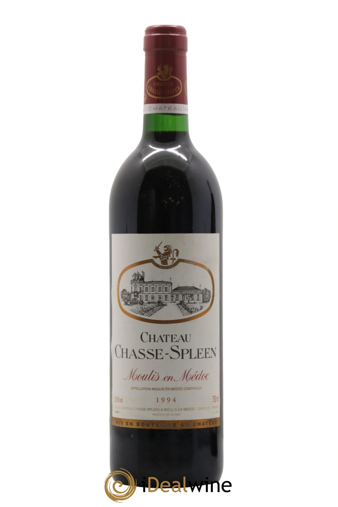 Château Chasse Spleen 1994 - Lot de 1 bouteille - 0