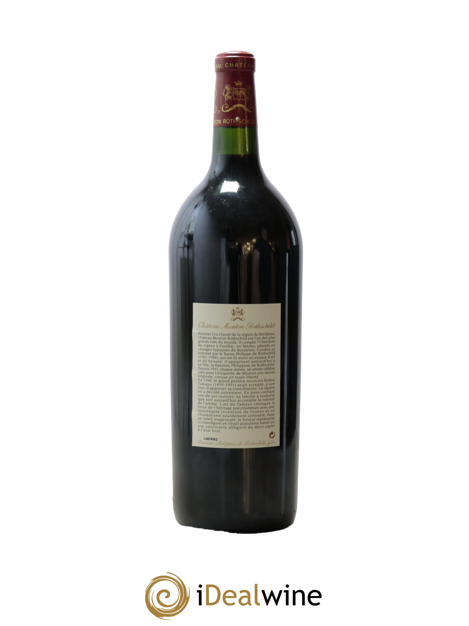 Château Mouton Rothschild 1er Grand Cru Classé 1998 - Lot de 1 magnum - 1
