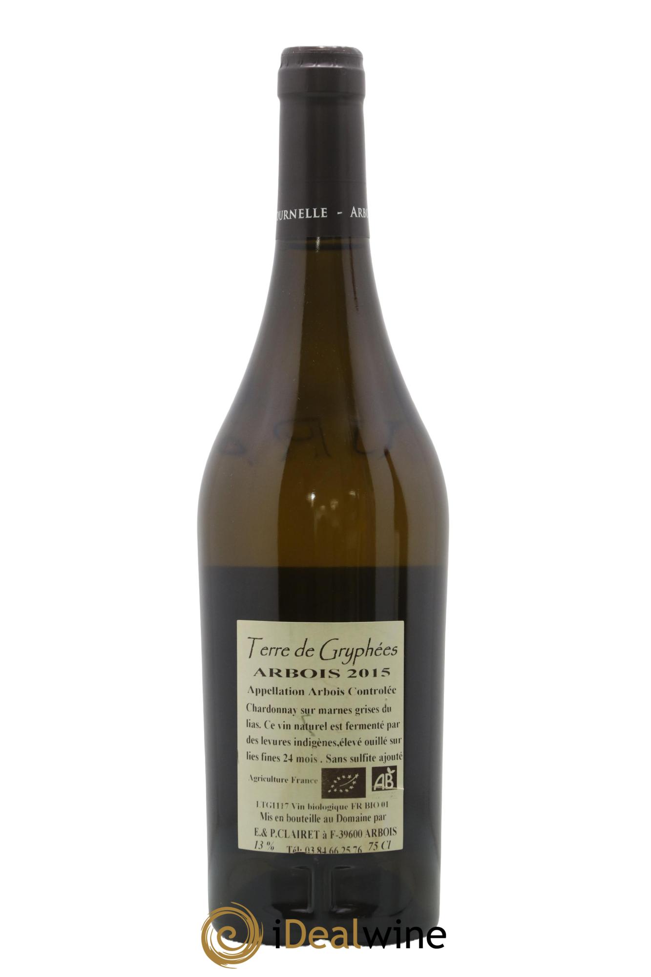 Arbois Terre De Gryphées Domaine de la Tournelle 2015 - Lotto di 1 bottiglia - 1