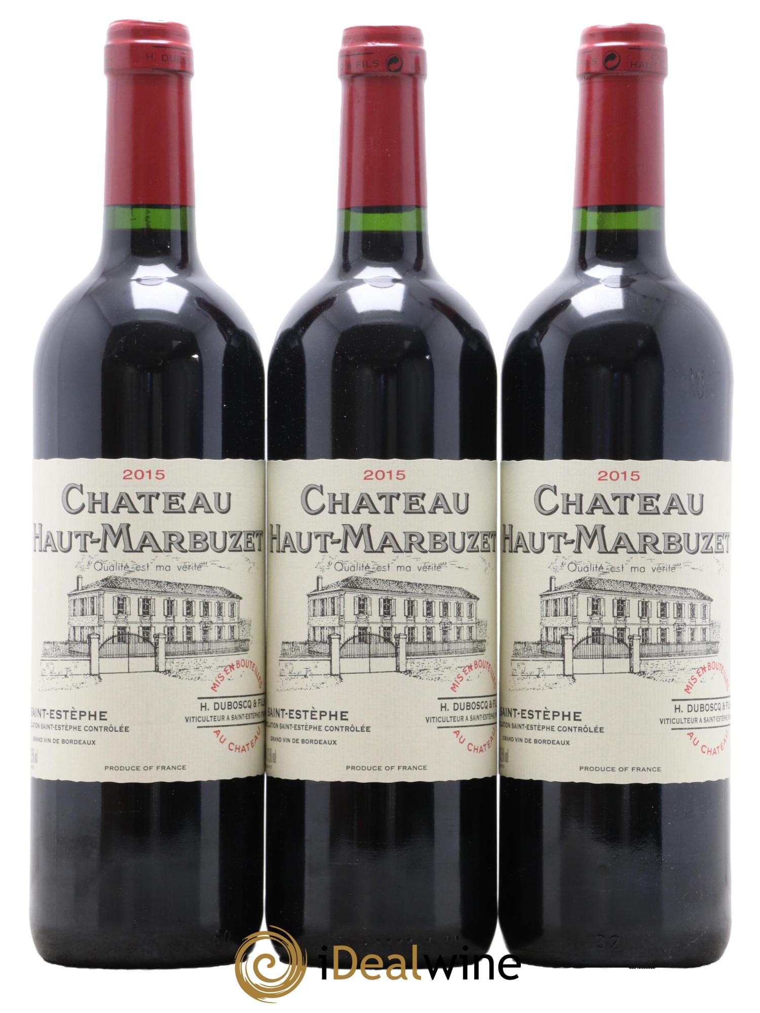 Château Haut Marbuzet 2015 - Lot de 6 bouteilles - 2