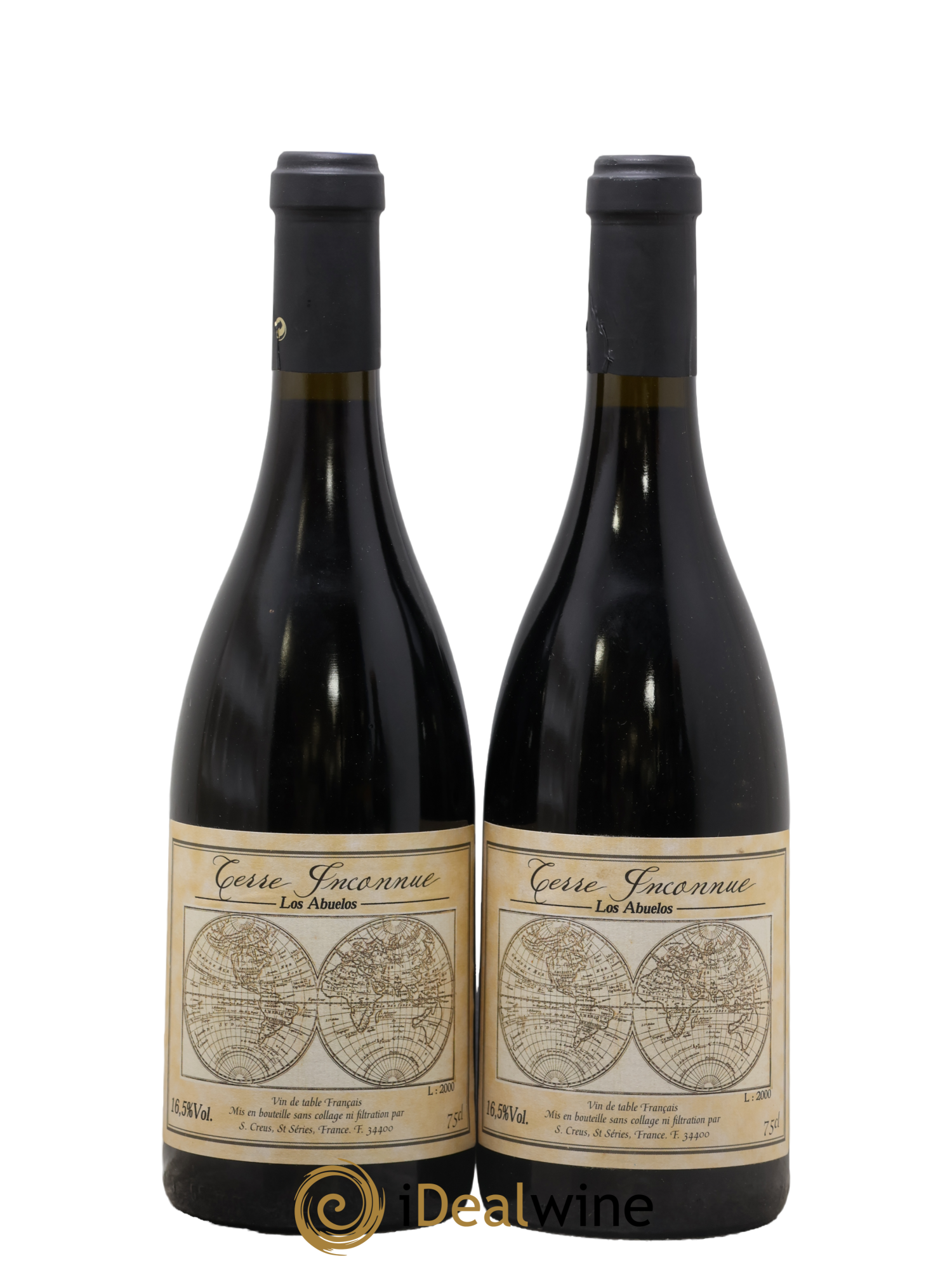 Vin de Table de France Los Abuelos Terre Inconnue 2000 - Lot of 2 bottles - 0