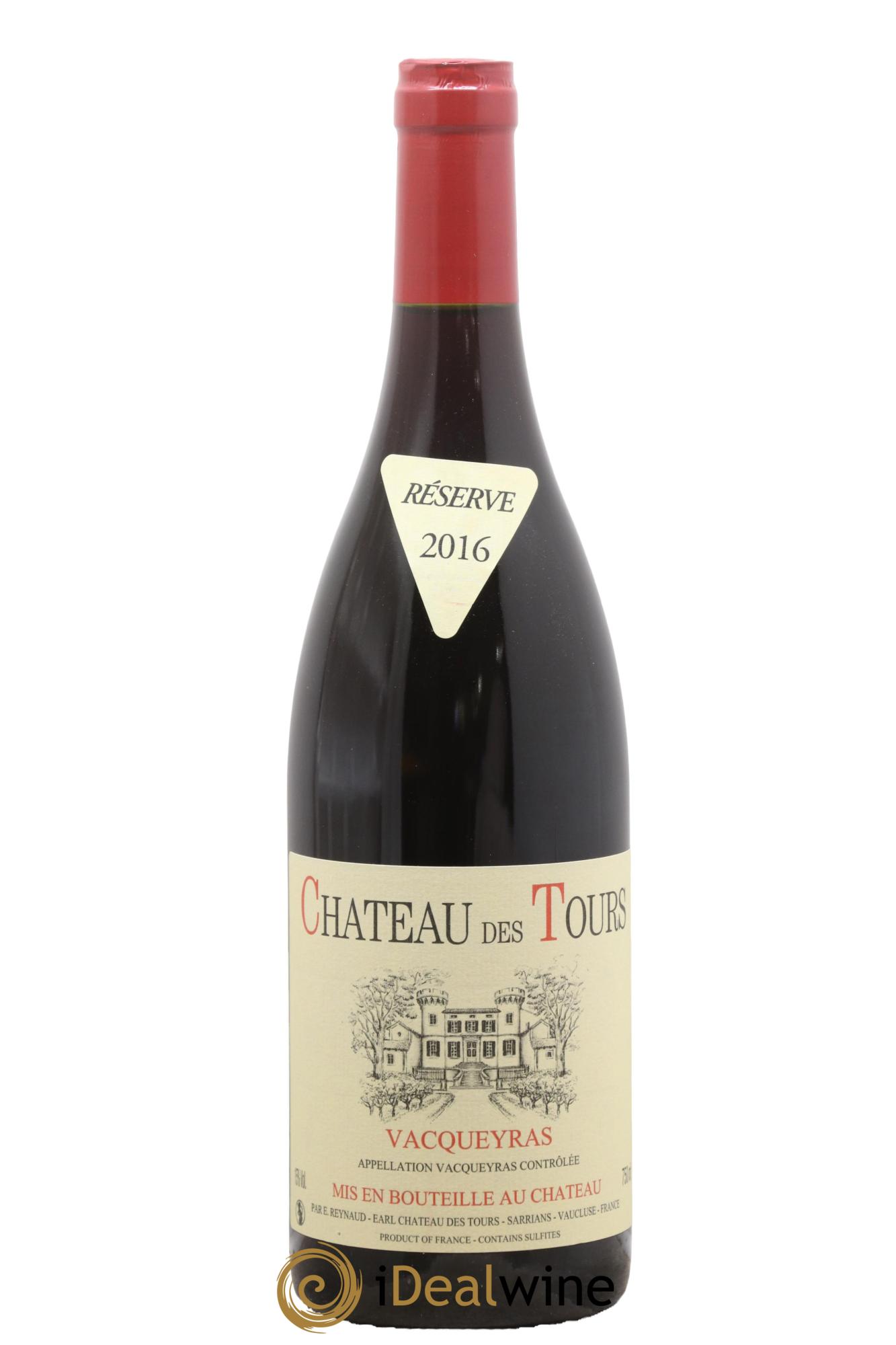 Vacqueyras Château des Tours Emmanuel Reynaud 2016 - Posten von 1 Flasche - 0