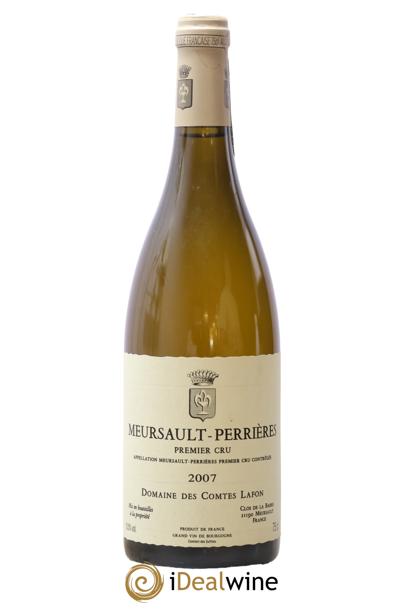 Meursault 1er Cru Perrières Comtes Lafon (Domaine des) 2007 - Lot de 1 bouteille - 0