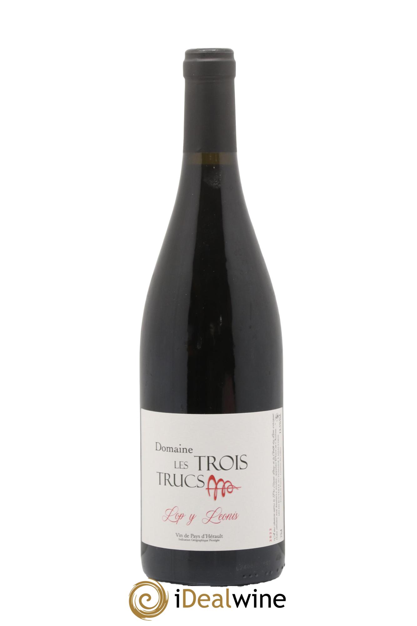 Pays d'Hérault Lop Y Leonis Les Trois Trucs 2022 - Lot de 1 bouteille - 0