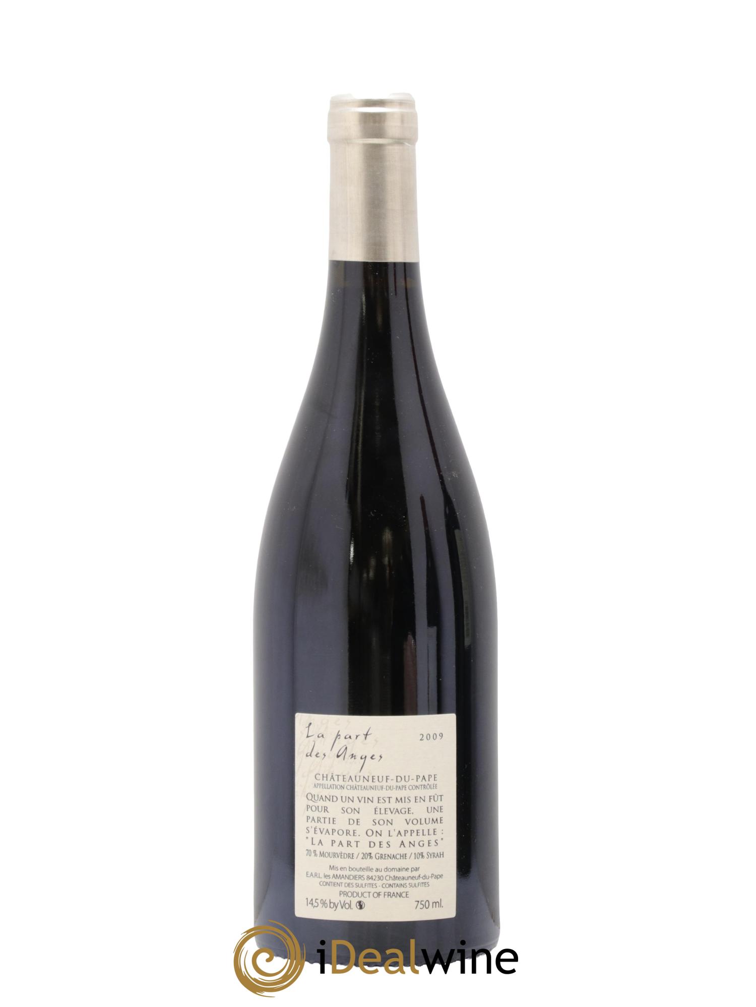 Châteauneuf-du-Pape La Part des Anges Raymond Usseglio (Domaine) 2009 - Lot de 1 bouteille - 1