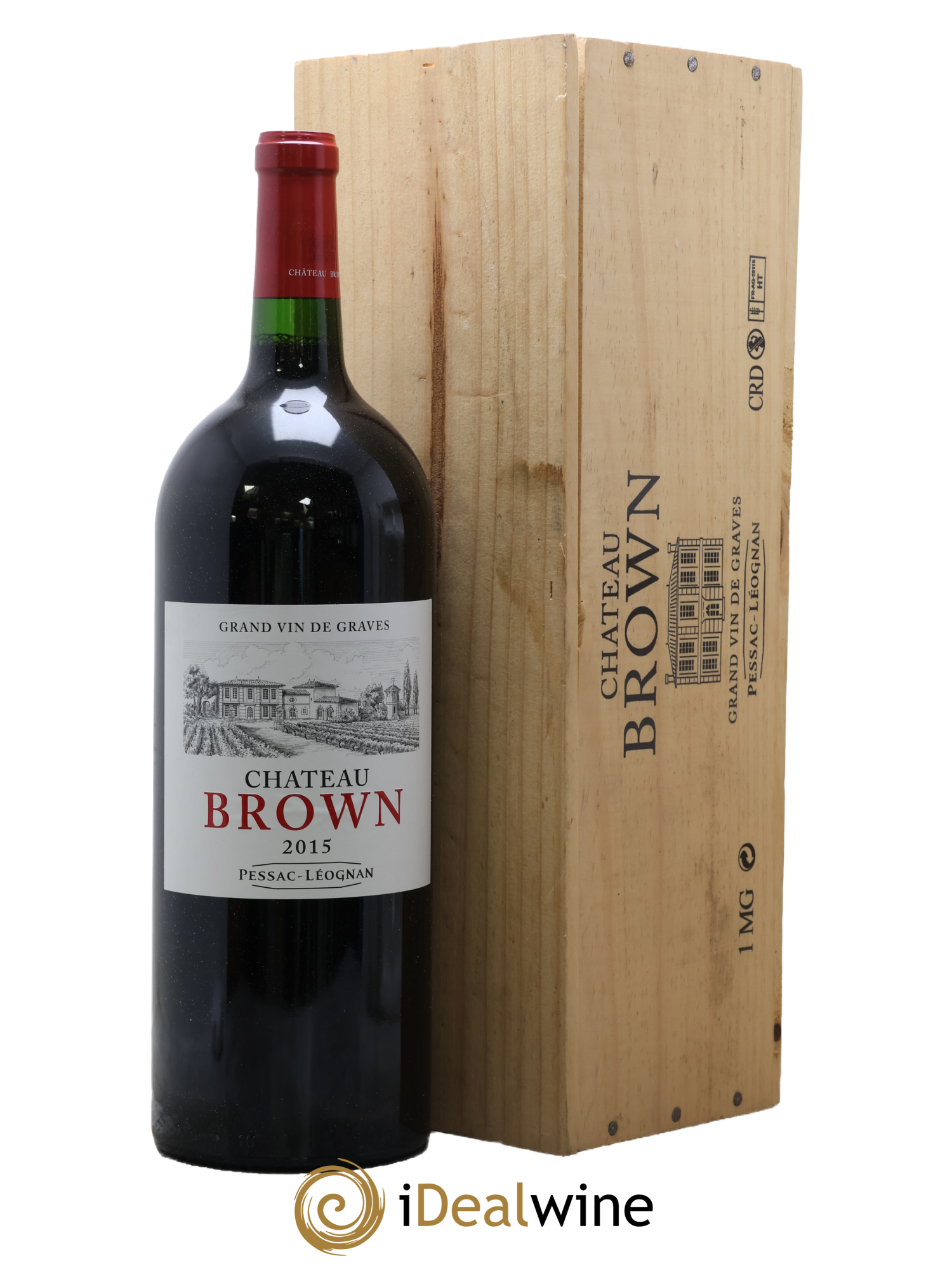 Château Brown 2015 - Lot of 1 magnum - 0