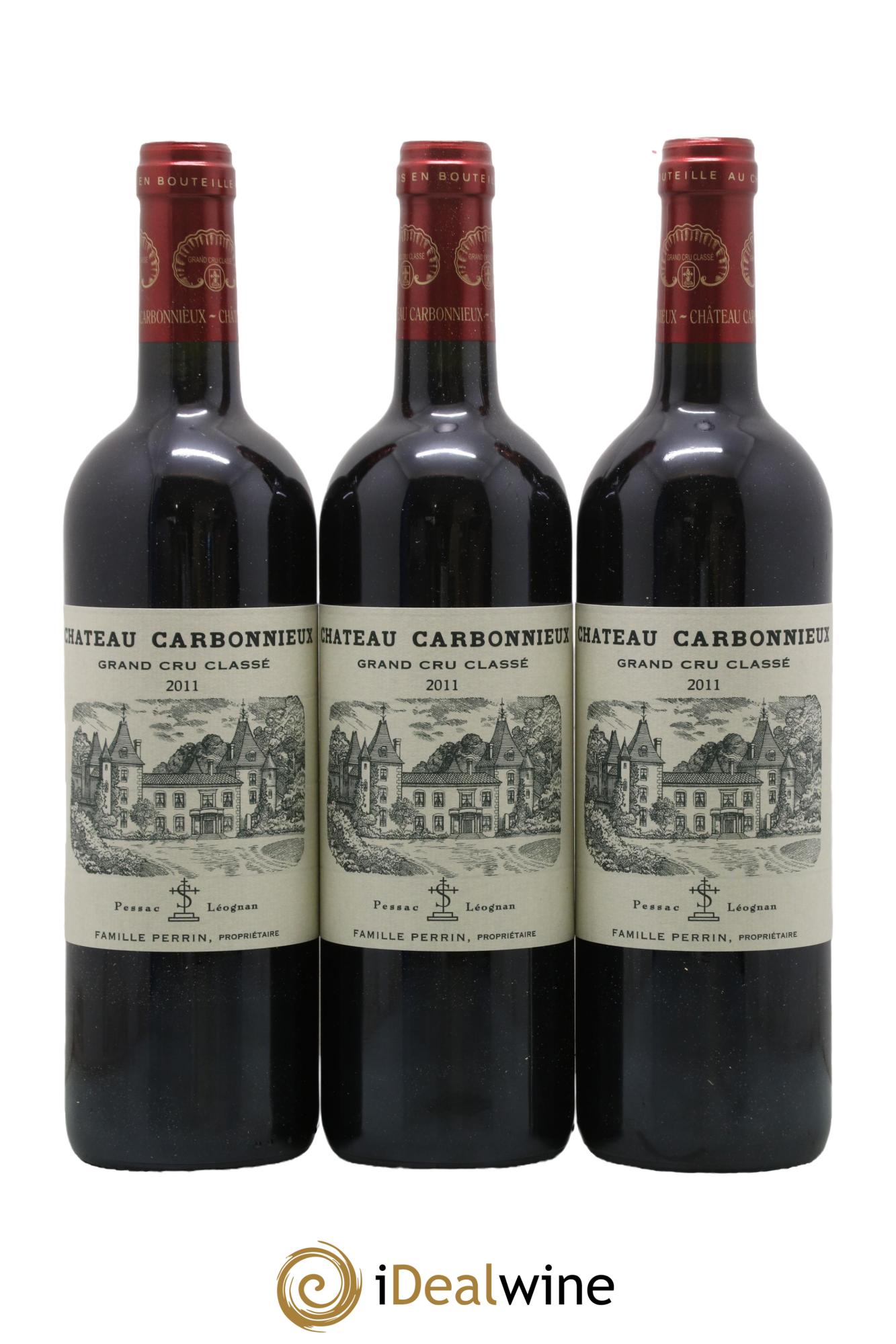 Château Carbonnieux Cru Classé de Graves 2011 - Lot de 6 bouteilles - 1