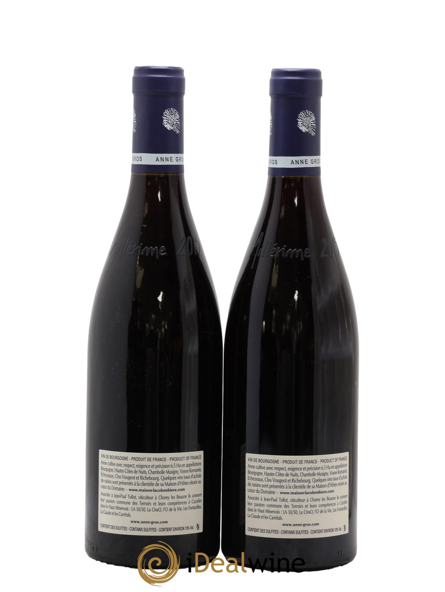 Echezeaux Grand Cru Les Loachausses Anne Gros  2015 - Posten von 2 Flaschen - 1