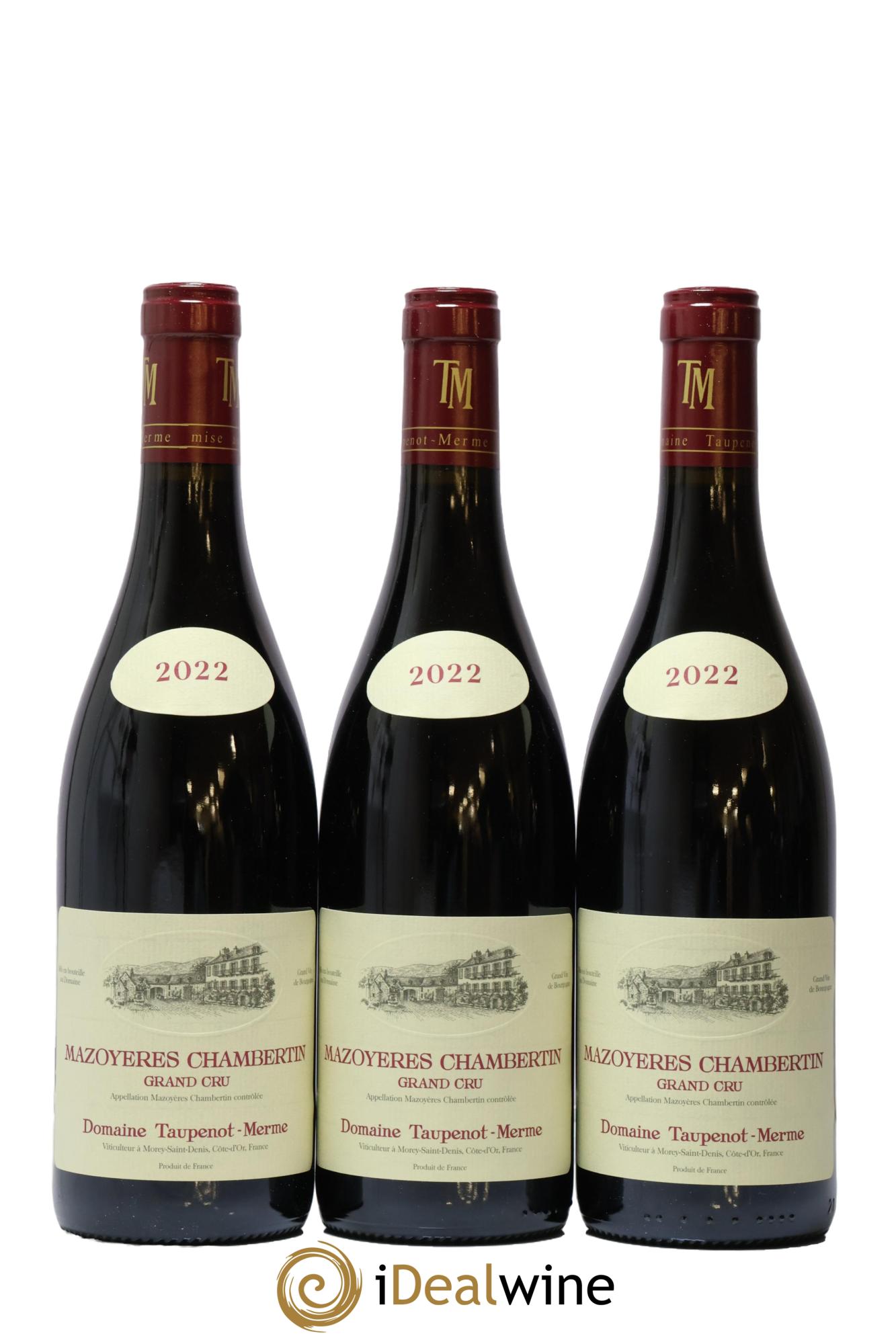 Mazoyères-Chambertin Grand Cru Taupenot-Merme 2022 - Lot de 6 bouteilles - 1