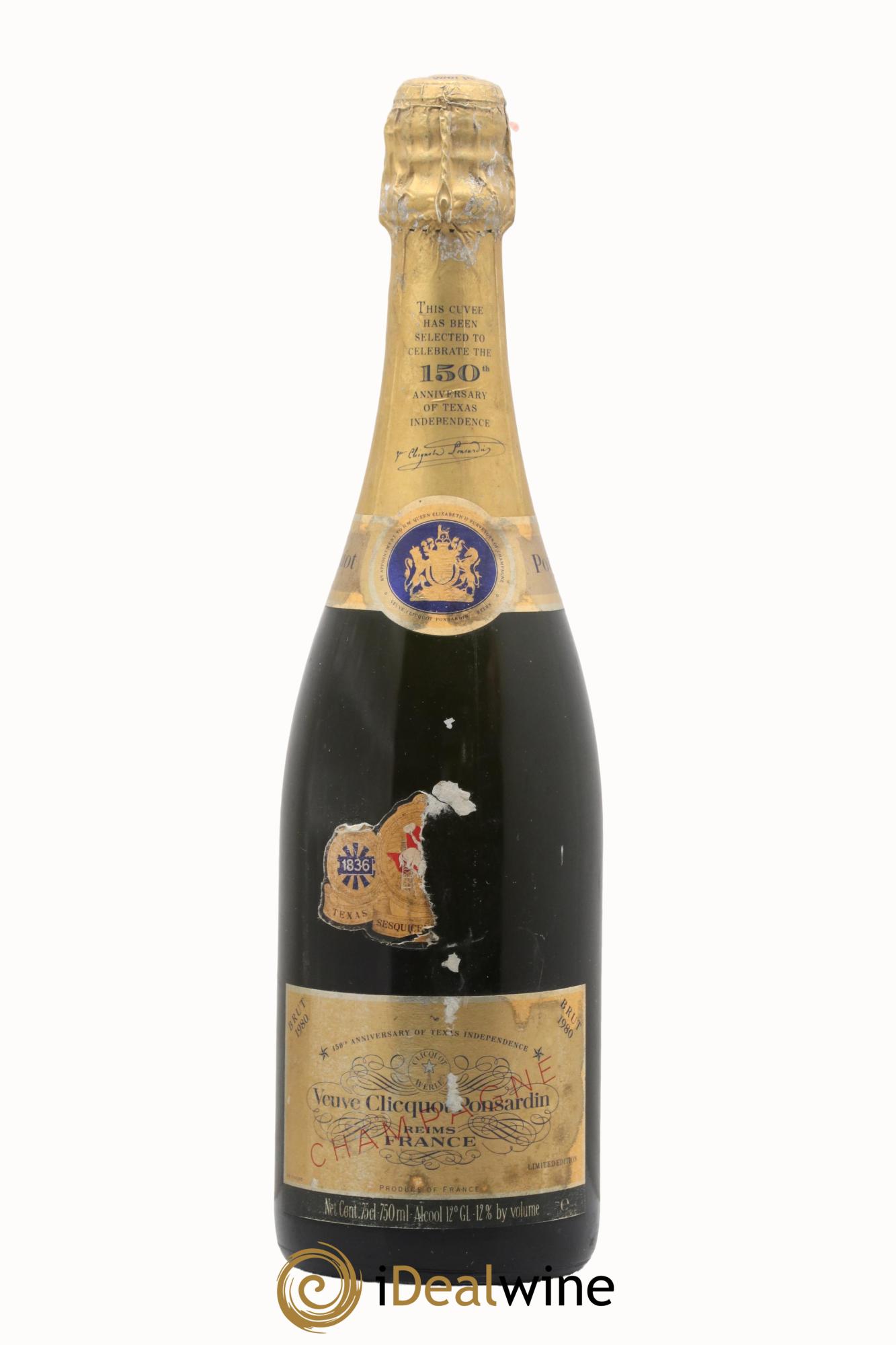 Brut Millésimé Veuve Clicquot 1980 - Lot de 1 bouteille - 0