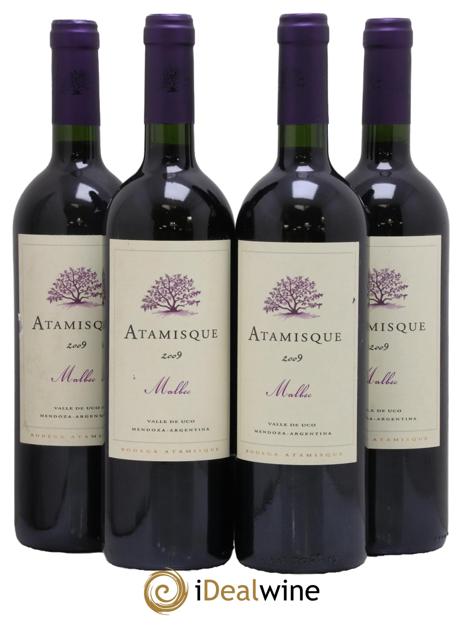 Mendoza Atamisque (Domaine) Malbec 2009 - Lot de 4 bouteilles - 0