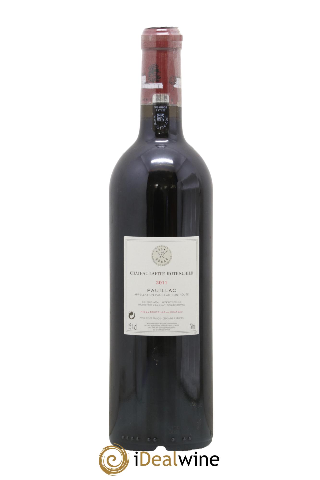 Château Lafite Rothschild 1er Grand Cru Classé 2011 - Lot of 1 bottle - 1