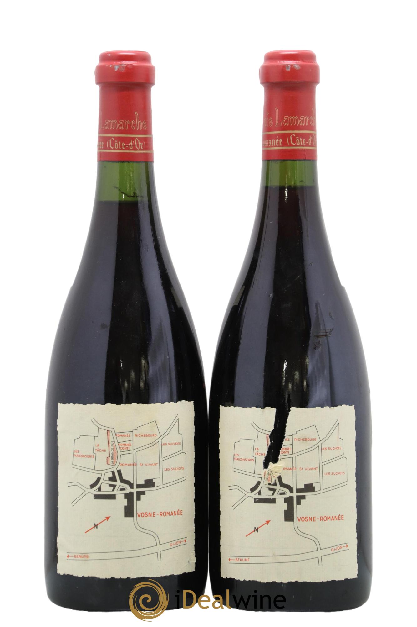 Vosne-Romanée-La Grande Rue Tête de Cuvée Grand Cru Lamarche (Domaine)  1985 - Lot of 2 bottles - 1