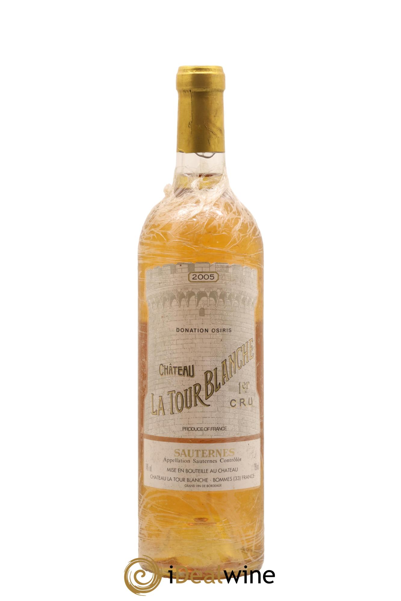 Château la Tour Blanche 1er Grand Cru Classé 2005 - Lot de 1 bouteille - 0