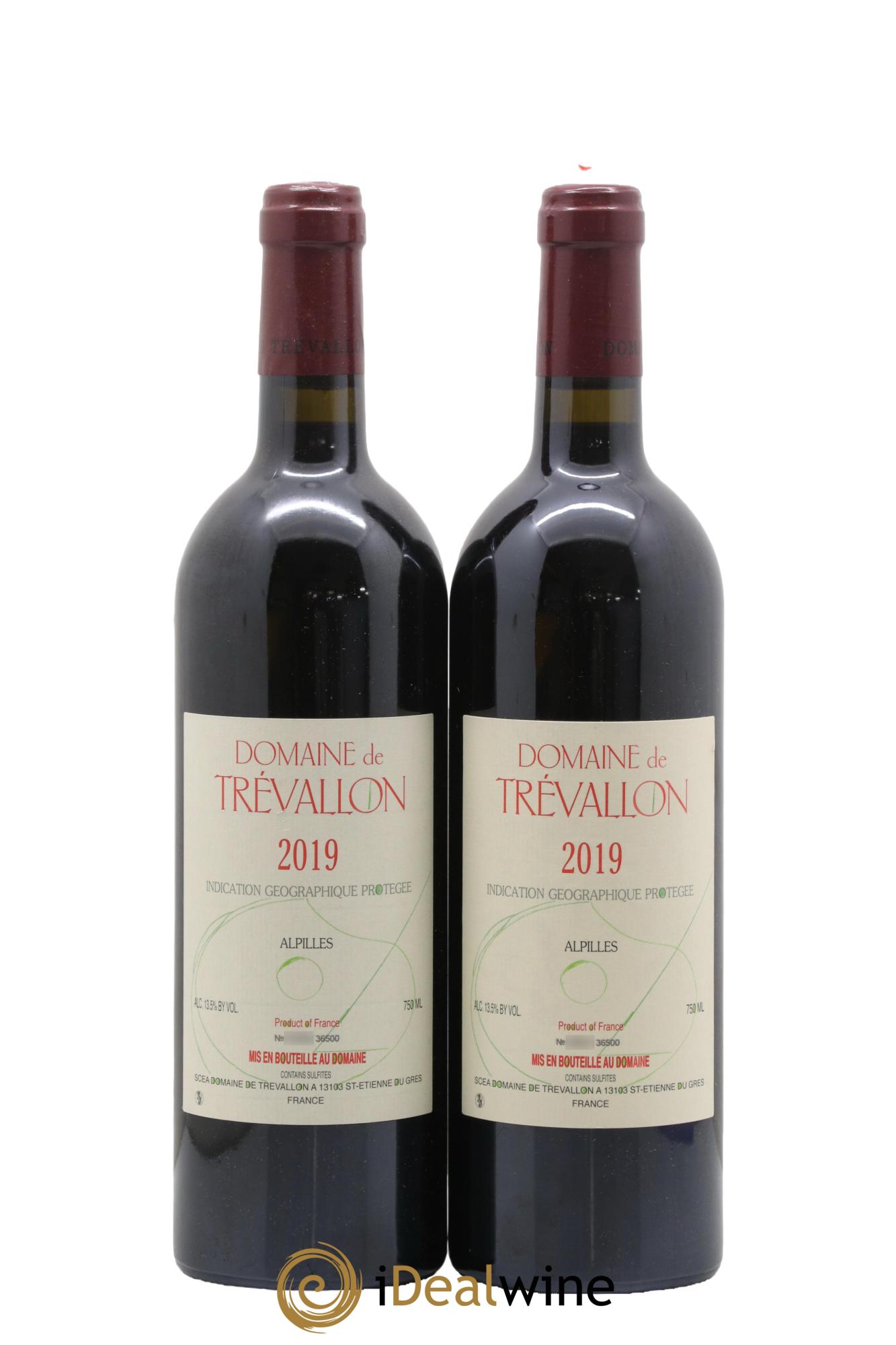 Alpilles Trévallon (Domaine de) Eloi Dürrbach 2019 - Lot de 2 bouteilles - 0