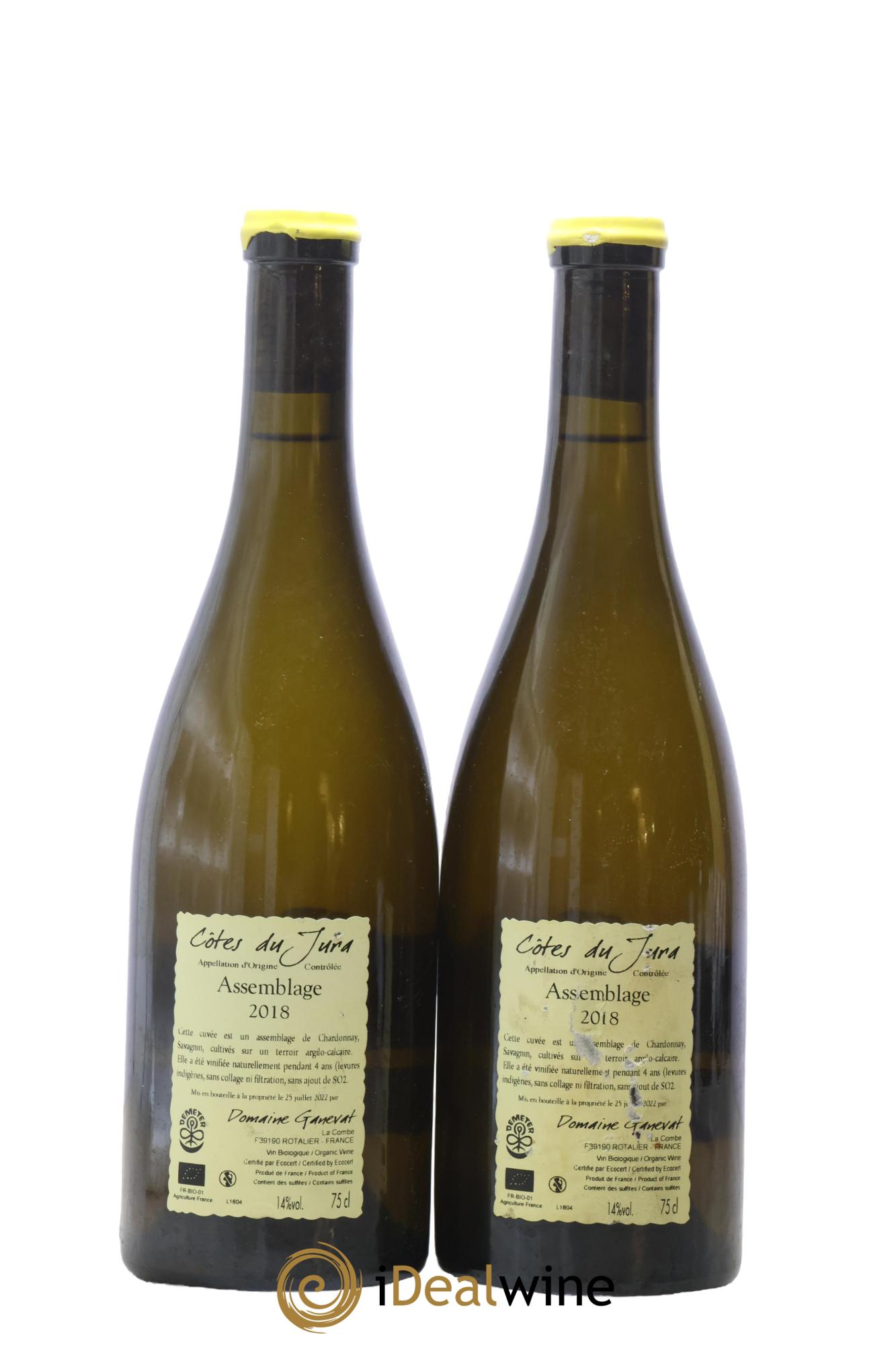 Côtes du Jura Cuvée Orégane Jean-François Ganevat (Domaine) 2018 - Posten von 2 Flaschen - 1