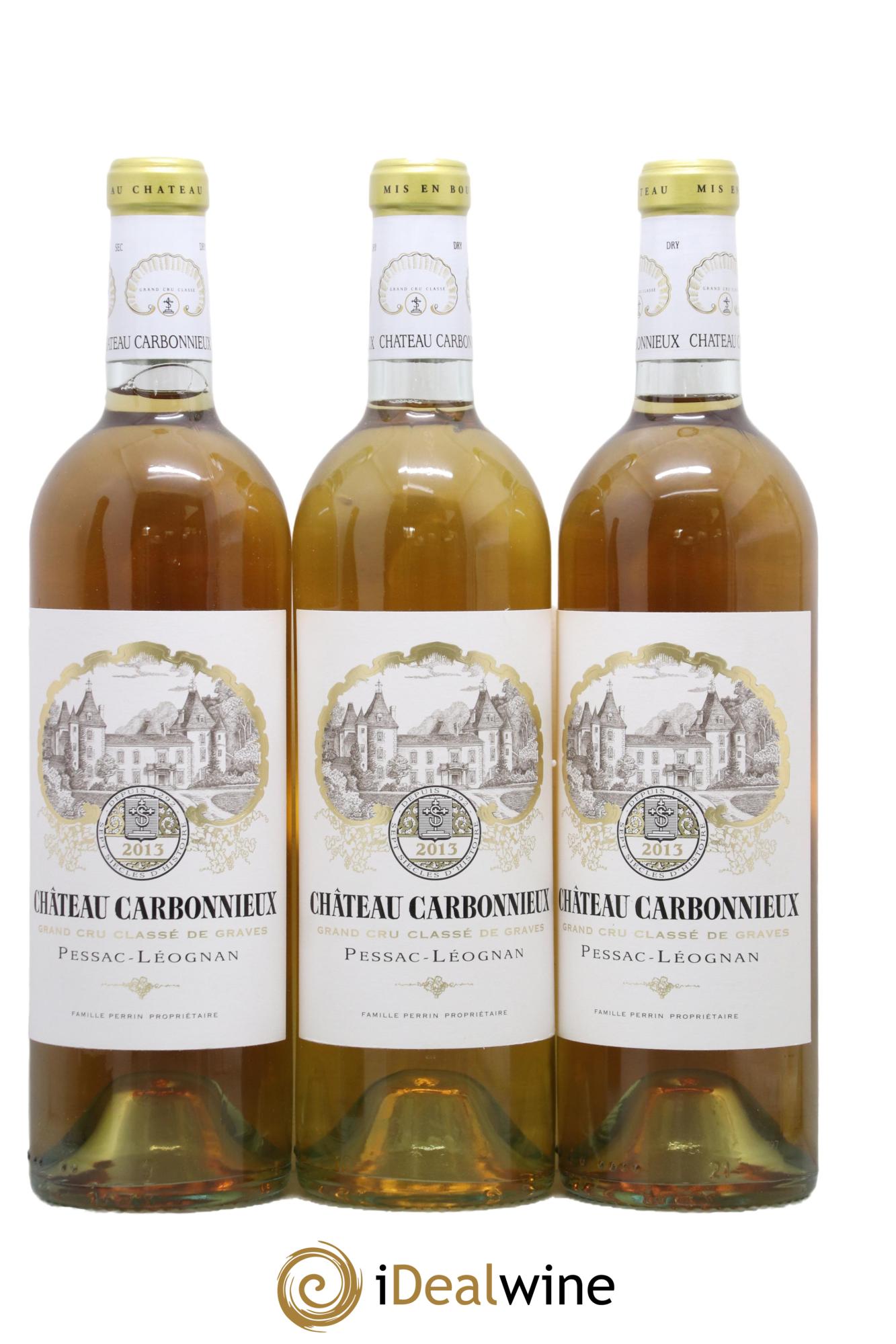 Château Carbonnieux Cru Classé de Graves 2013 - Posten von 3 Flaschen - 0