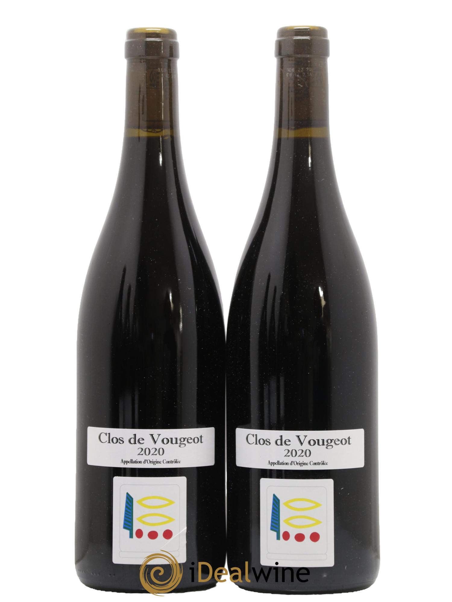 Clos de Vougeot Grand Cru Prieuré Roch 2020 - Lot de 2 bouteilles - 0