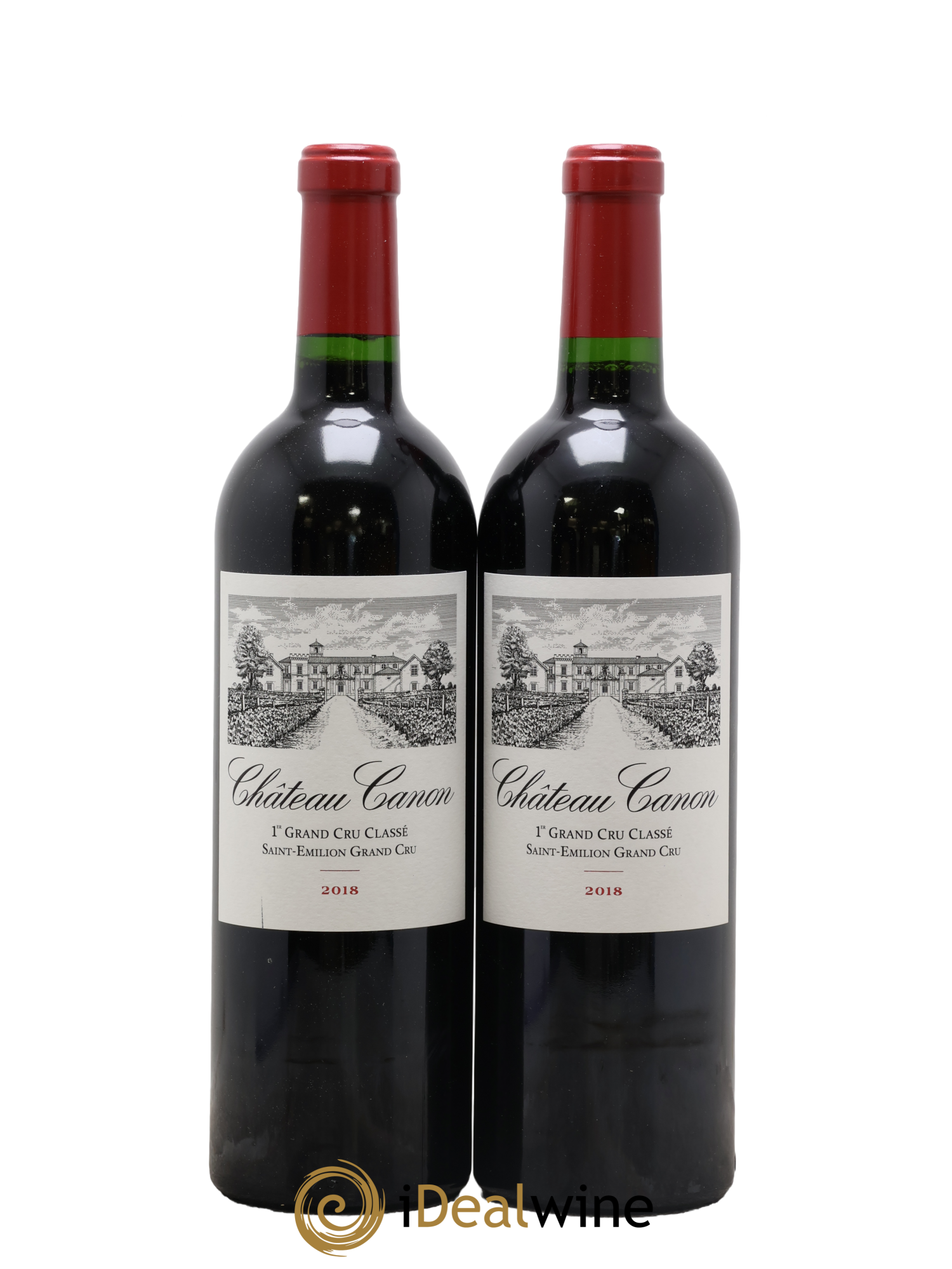 Château Canon 1er Grand Cru Classé B 2018 - Posten von 2 Flaschen - 0
