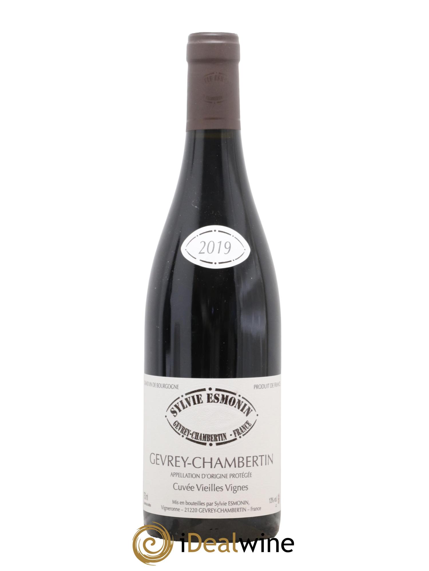 Gevrey-Chambertin Vieilles Vignes Sylvie Esmonin 2019 - Lot de 1 bouteille - 0