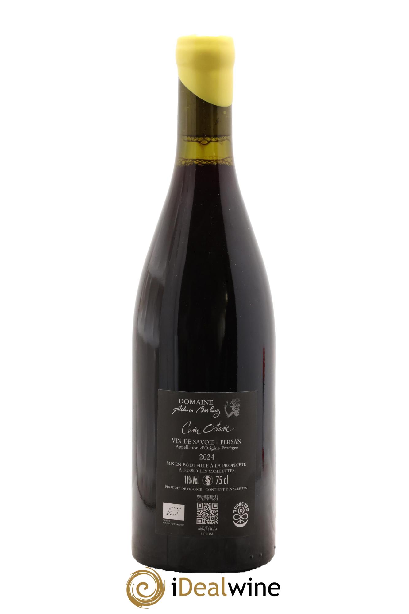 Vin de Savoie Cuvée Octavie Adrien Berlioz 2024 - Lotto di 1 bottiglia - 1