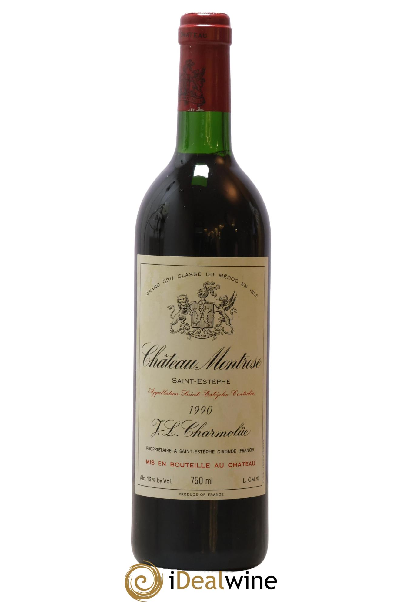 Château Montrose 2ème Grand Cru Classé 1990 - Lot de 1 bouteille - 0