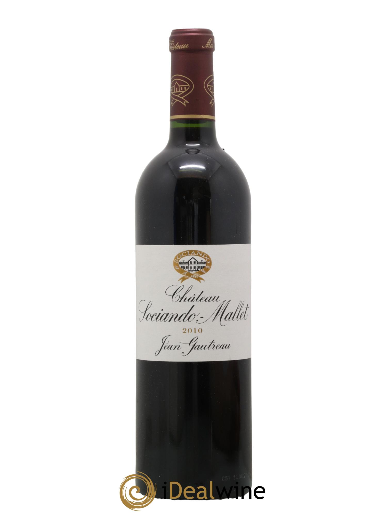 Château Sociando Mallet 2010 - Lot de 1 bouteille - 0