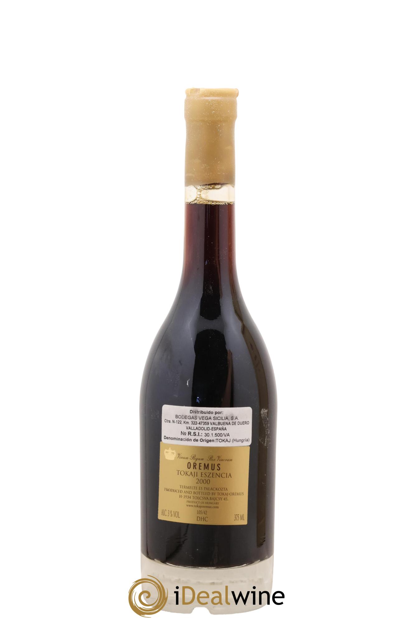 Tokaj Aszu Eszencia Oremus by Vega Sicilia 2000 - Lotto di 1 mezza bottiglia - 1