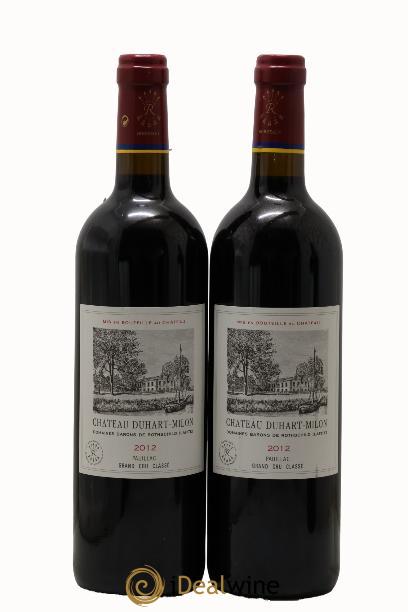 Château Duhart-Milon 4ème Grand Cru Classé 2012 - Lotto di 2 bottiglie - 0