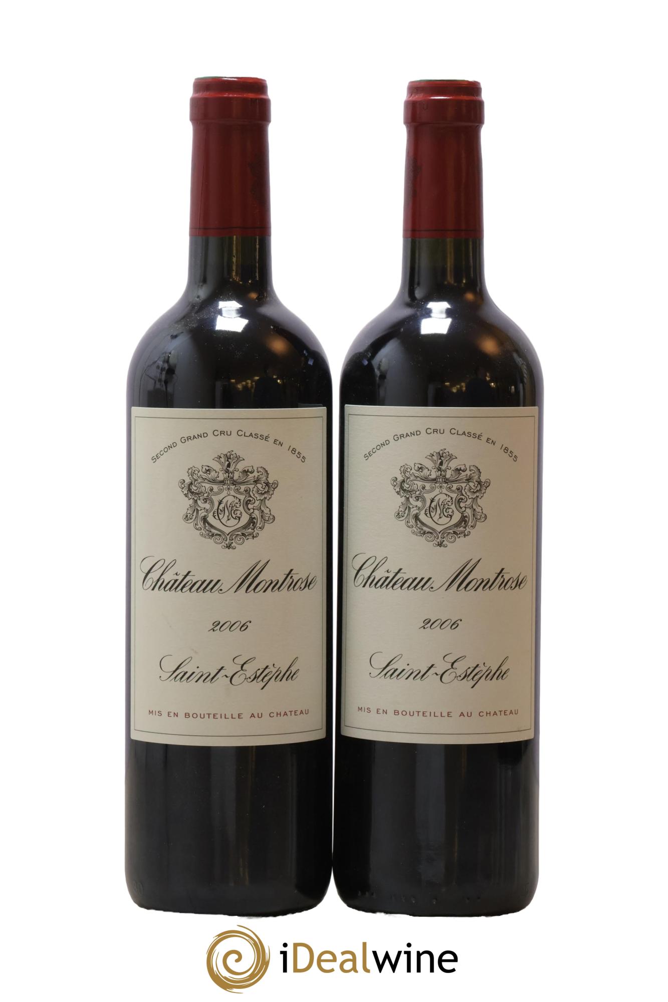 Château Montrose 2ème Grand Cru Classé 2006 - Lot de 2 bouteilles - 0
