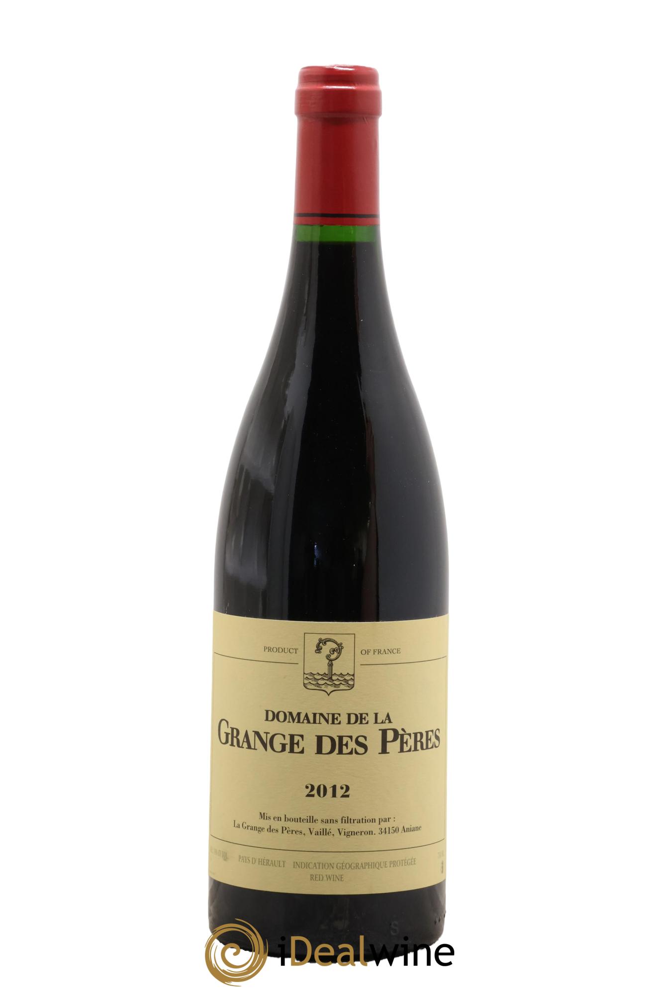 Pays d'Hérault Grange des Pères Laurent Vaillé 2012 - Lot de 1 bouteille - 0
