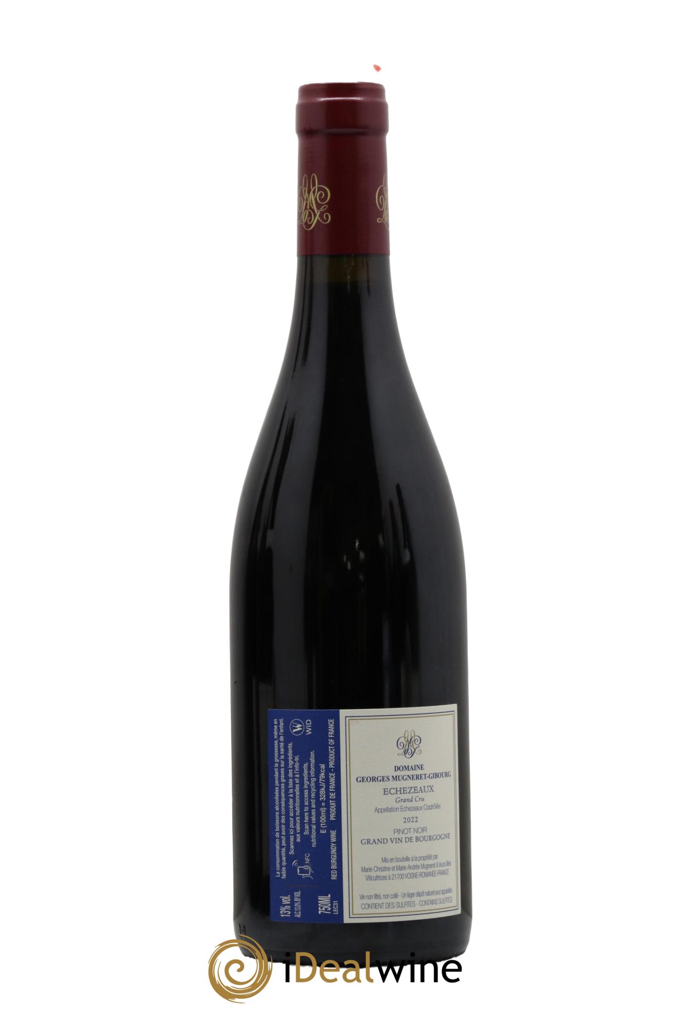 Echezeaux Grand Cru Mugneret-Gibourg (Domaine) 2022 - Lot de 1 bouteille - 1
